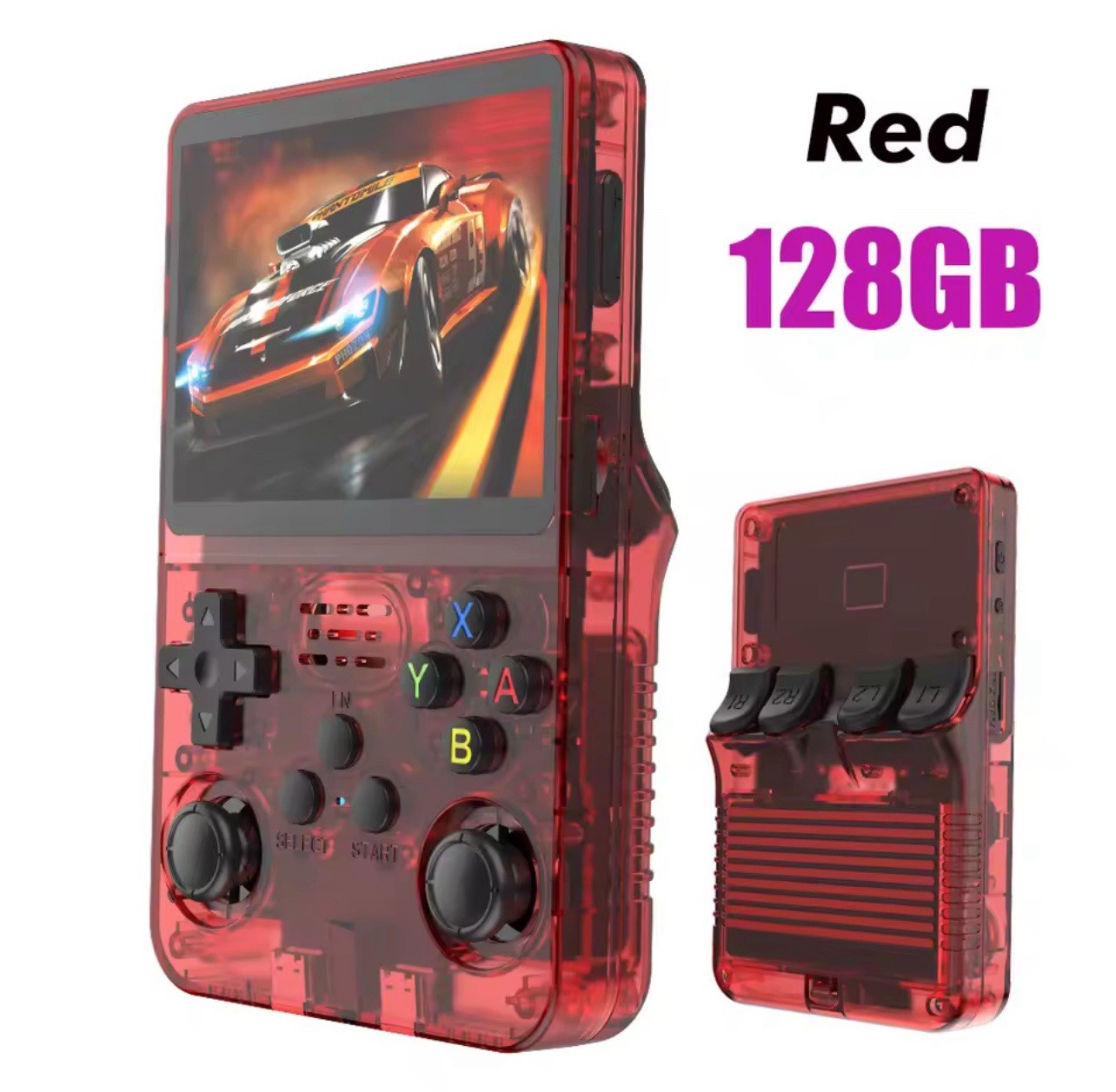 Retro R36S 128G Video Game Console Linux System 3.5 Inch IPS Screen R35s Pro