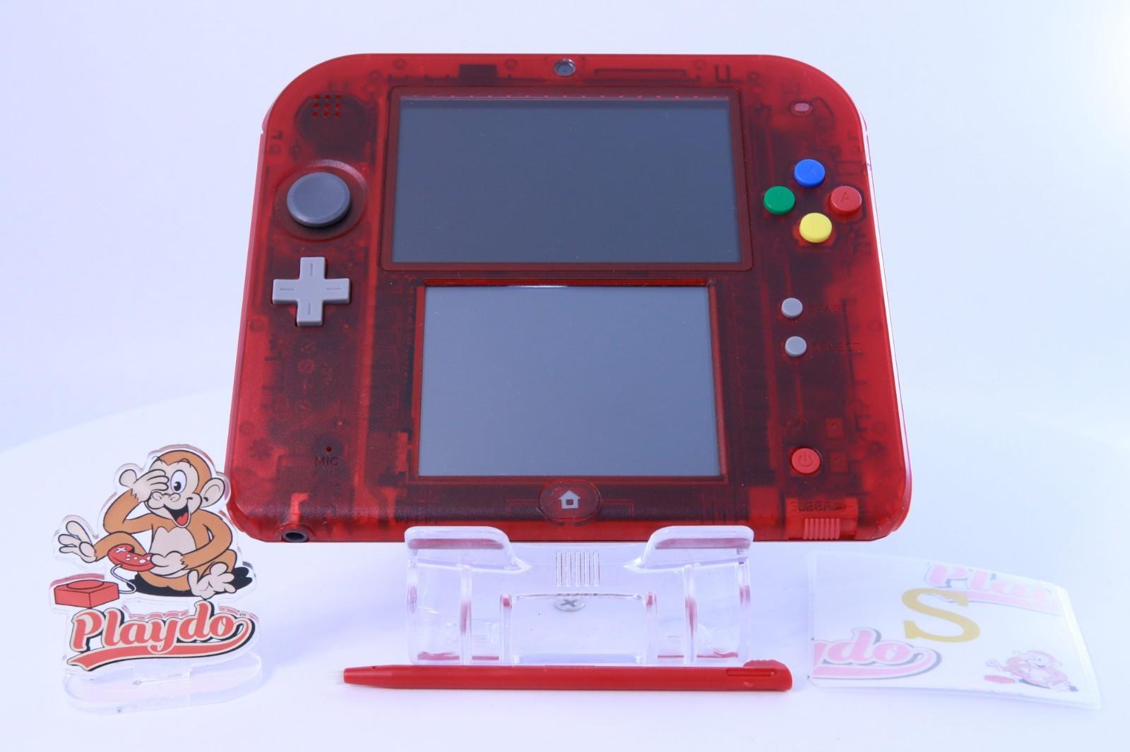 Nintendo 2DS Pokémon Red [Rank:S] W/USB Cable