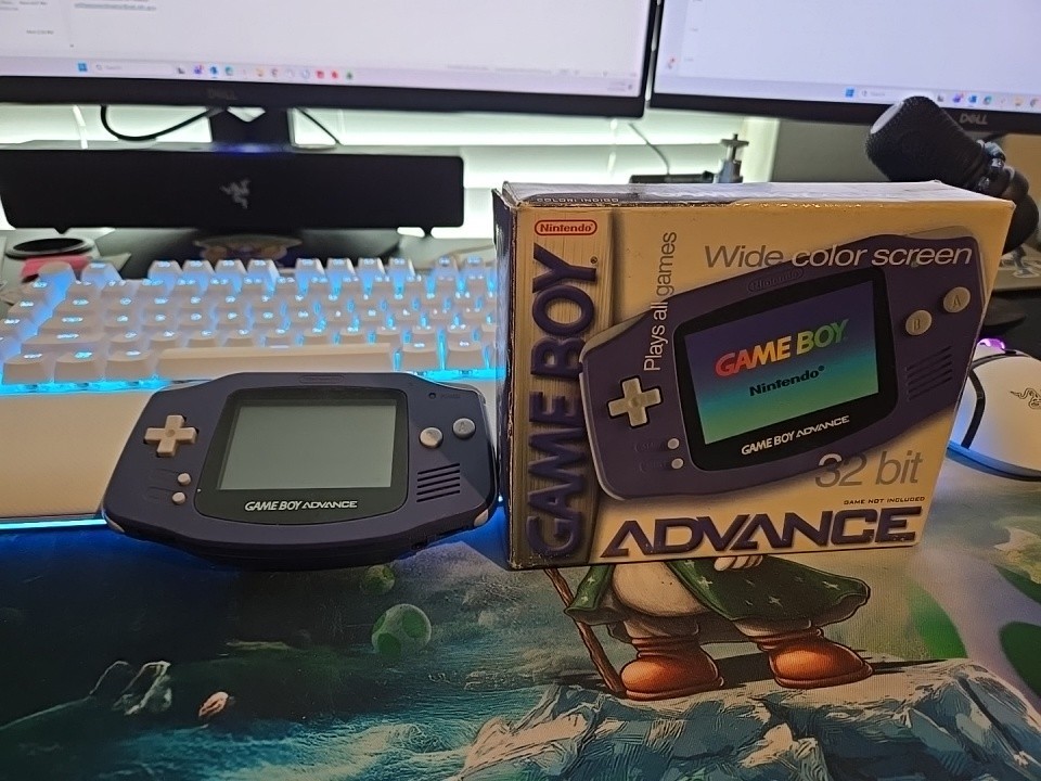 Indigo Nintendo Game Boy Advance System CIB, Works, Good Condition