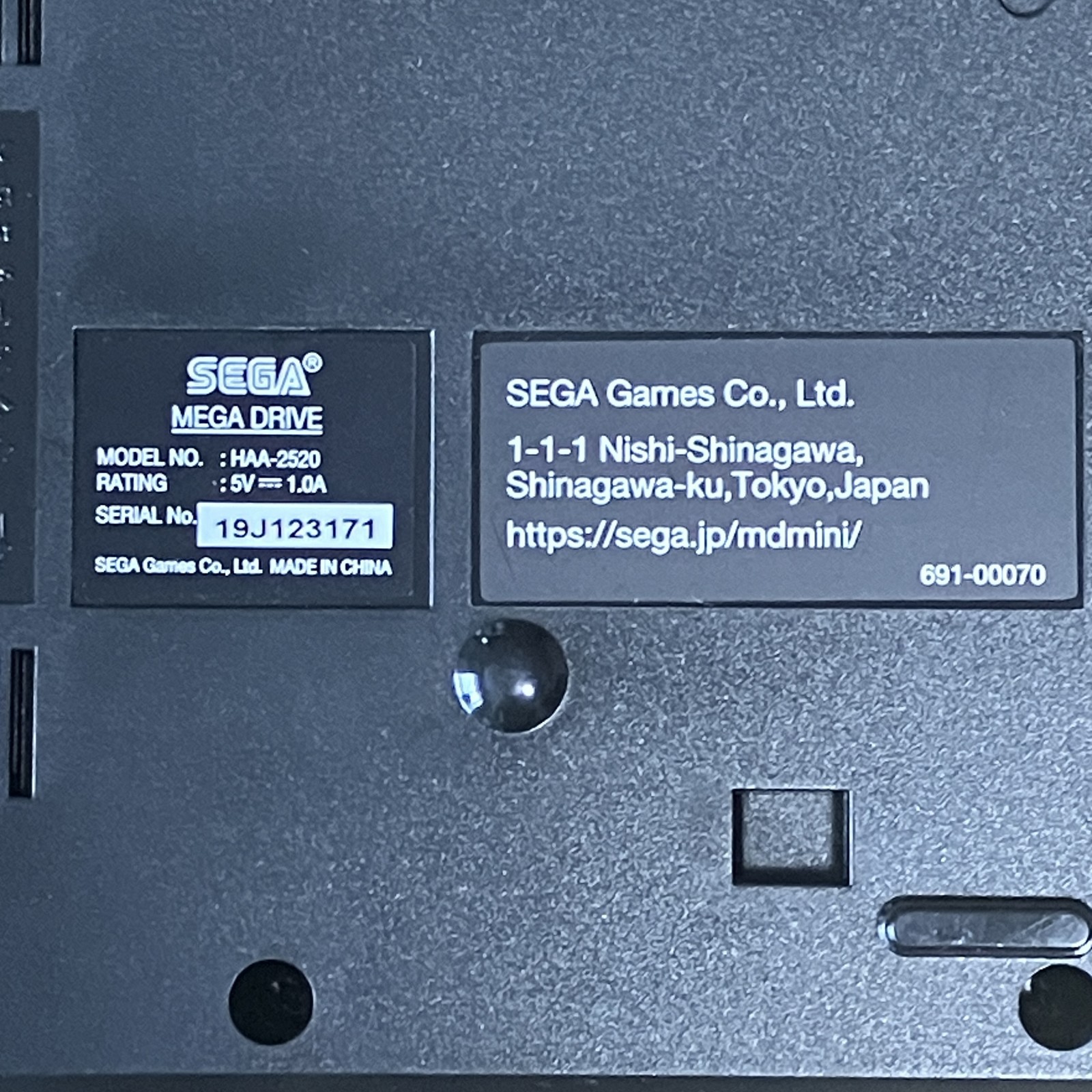 Sega Mega Drive Mini HAA-2520 Genesis Console 42 Games w/ box Tested