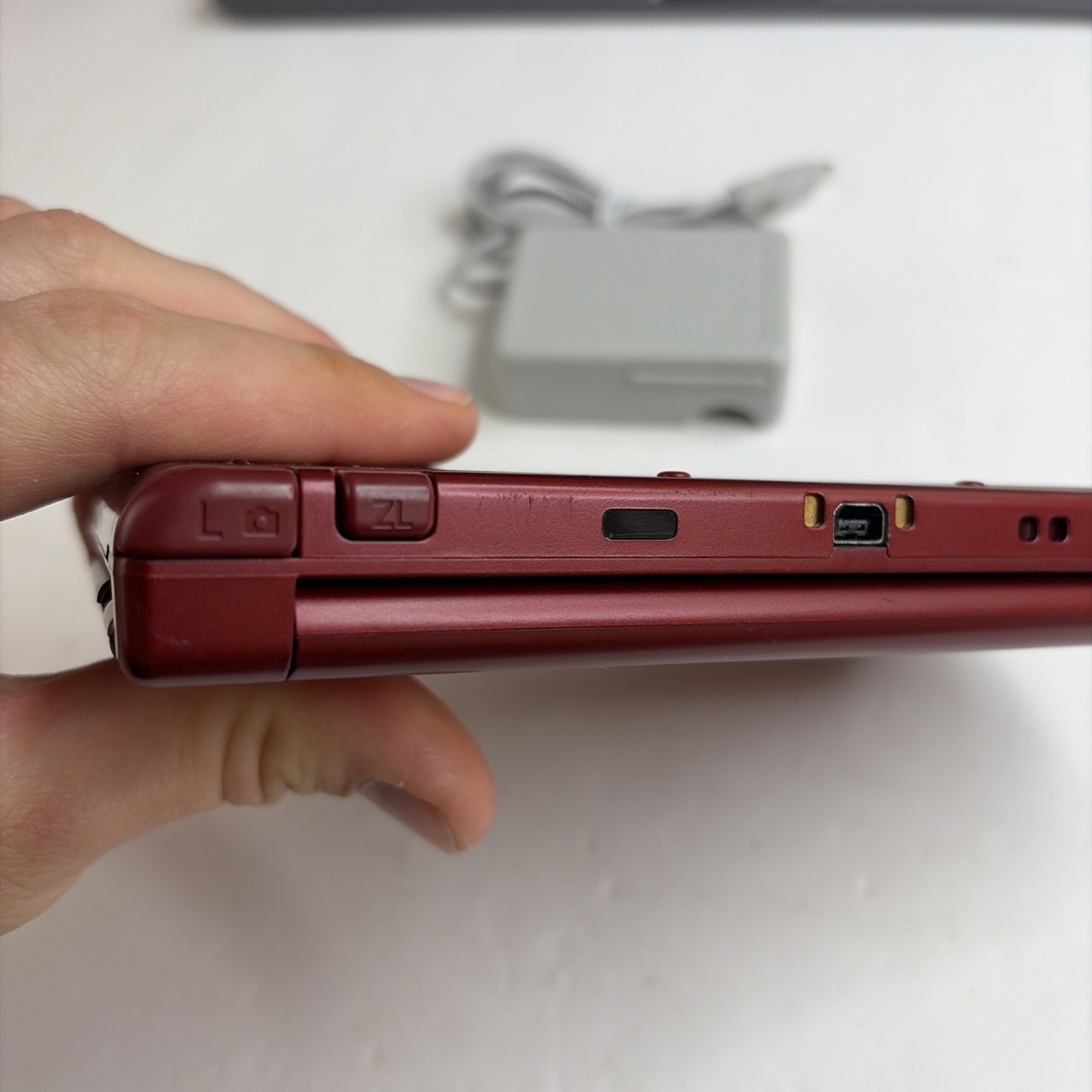New Nintendo 3DS XL Red Console US Model – Tested! Top IPS W Charger Stylus