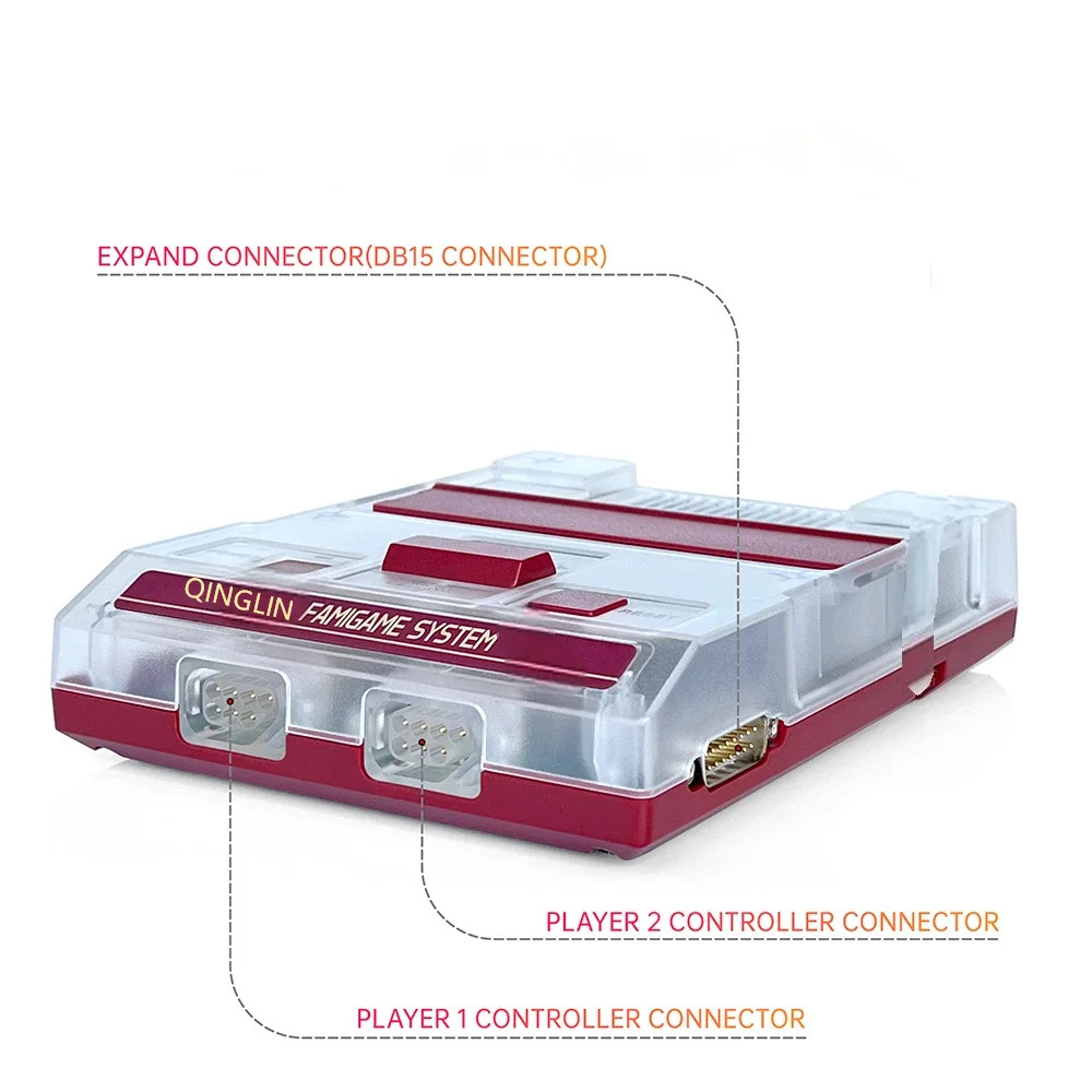 FC NES Famicom RGB Game Console HDMI AV S-Video VGA Supports DENDY