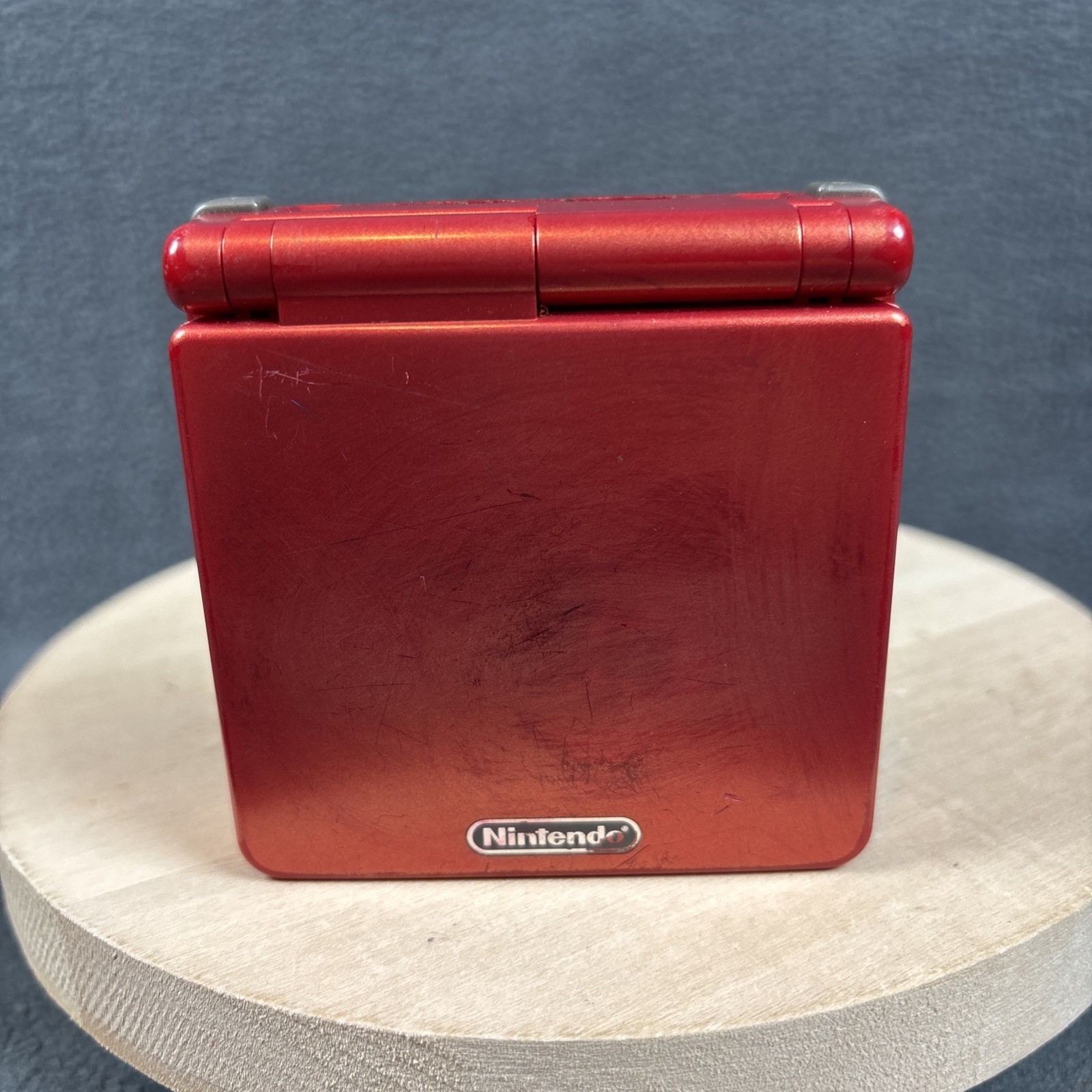 Nintendo Game Boy Advance SP Console AGS-001 Flame Red – New Battery & Charger