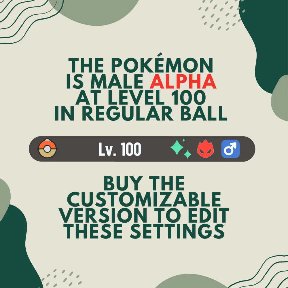 Typhlosion Hisui Shiny ✨ Legends Pokémon Arceus 6 IV Alpha Leggende Custom