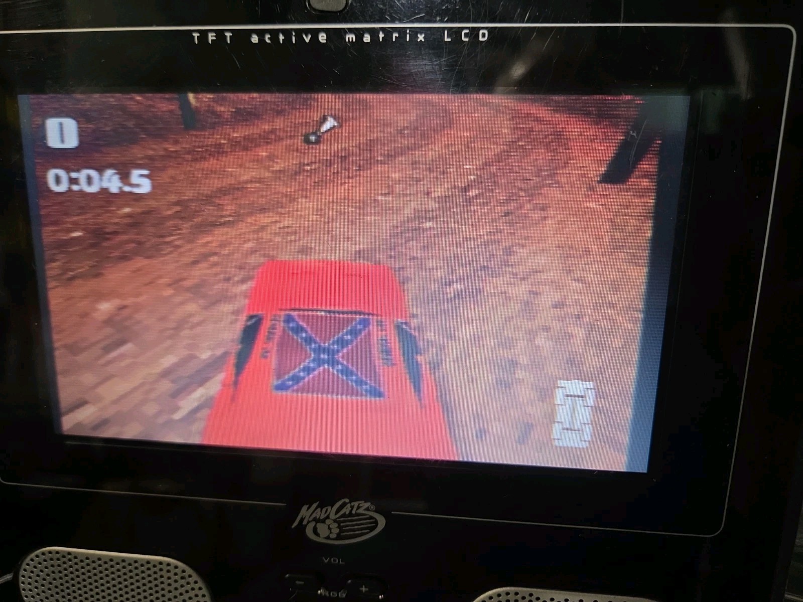 Sony PlayStation 1 Console W/ Dukes Of Hazzard Disc. Tested Working.