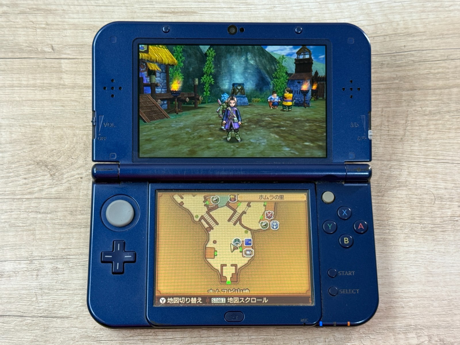 IPS Nintendo New 3DS XL Metallic Blue Console IPS Top Tested D6228