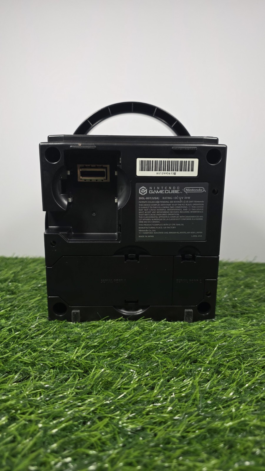 Nintendo GameCube DOL-001(USA) NTSC-U/C Black Console w/ Controller Cables