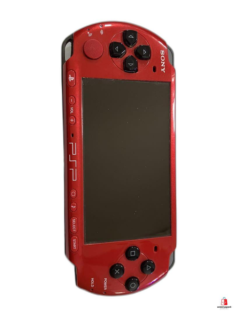 PSP 3000 Black / Red Sony Computer Entertainment PlayStation Portable USED