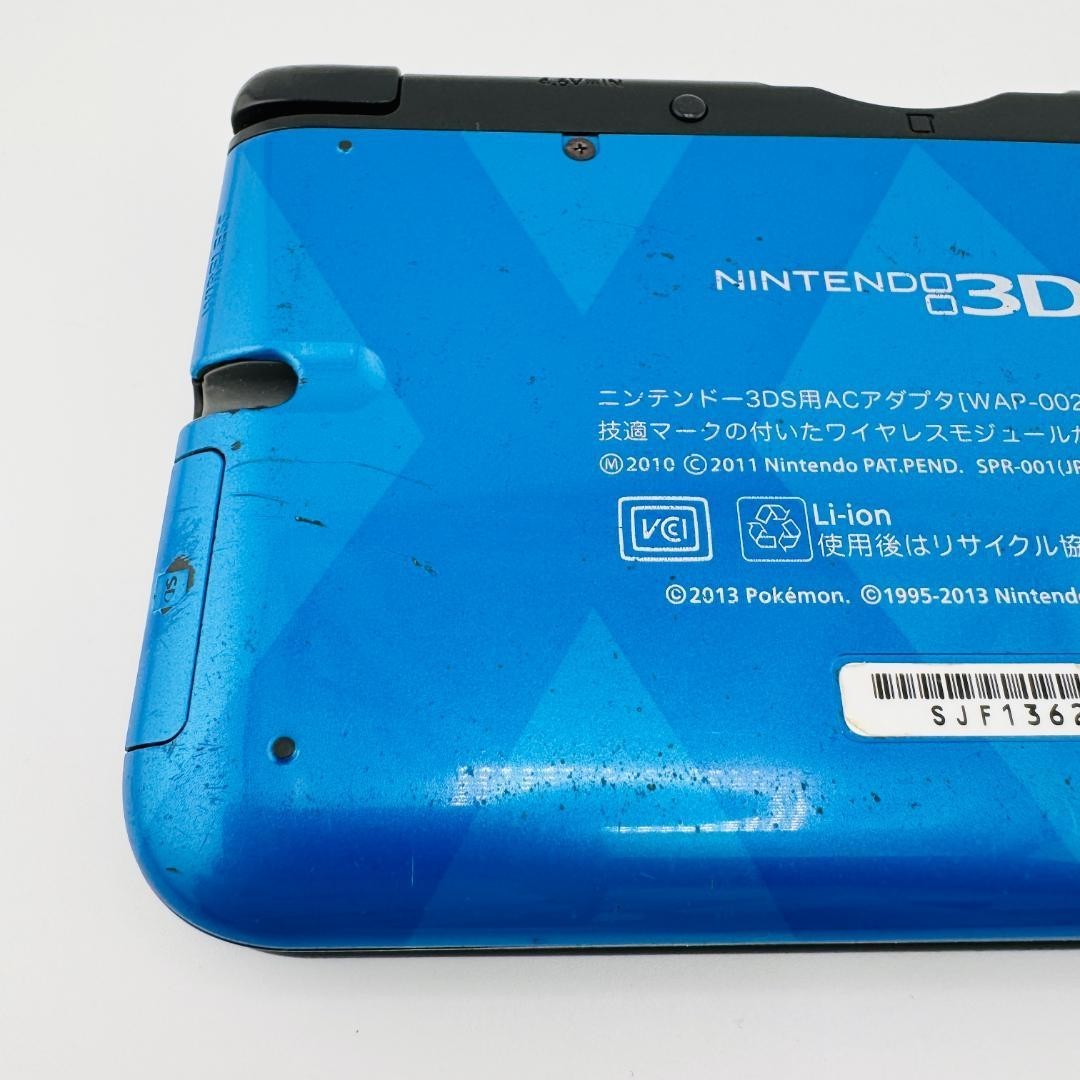 Nintendo 3DS XL LL Pokemon XY Xerneas Yveltal Blue Console SD Card Tested Japan