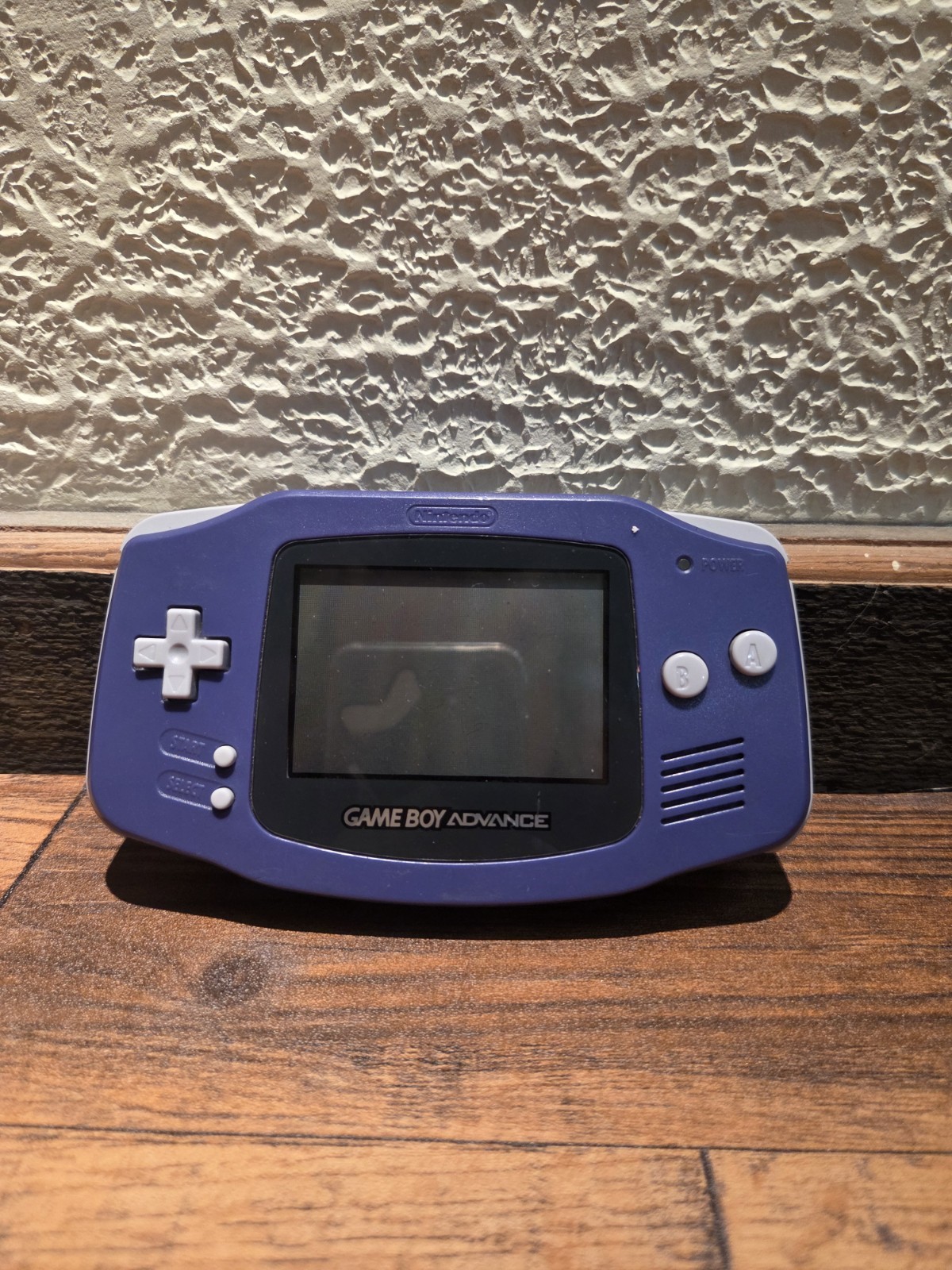 Nintendo Game Boy Advance AGB-001 Indigo Purple Console Parts Repair No Display
