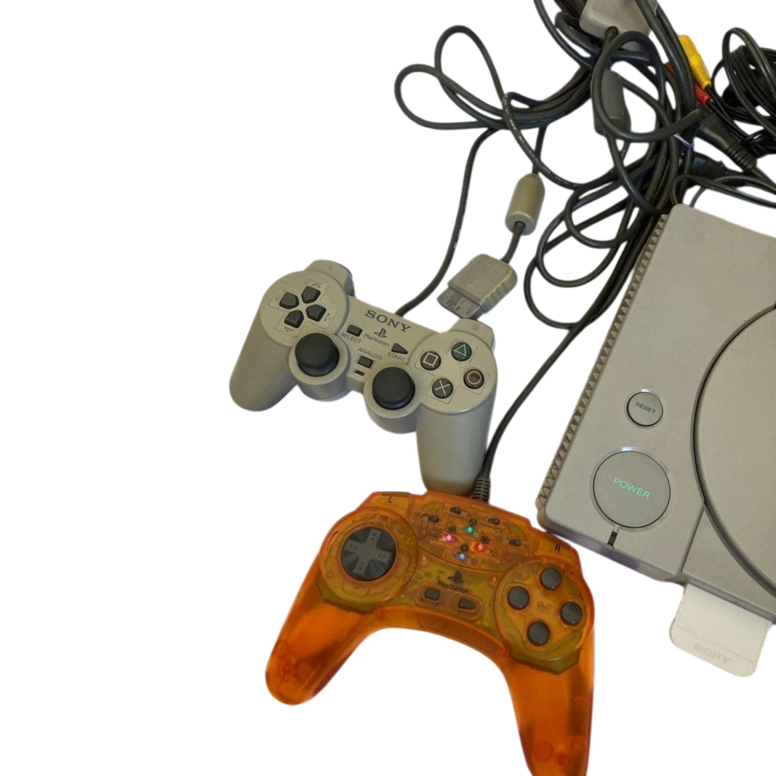 SONY PlayStaton1 PS1 Console (NTSC-J) SCPH-7000 W/5 game software Tested JAPAN