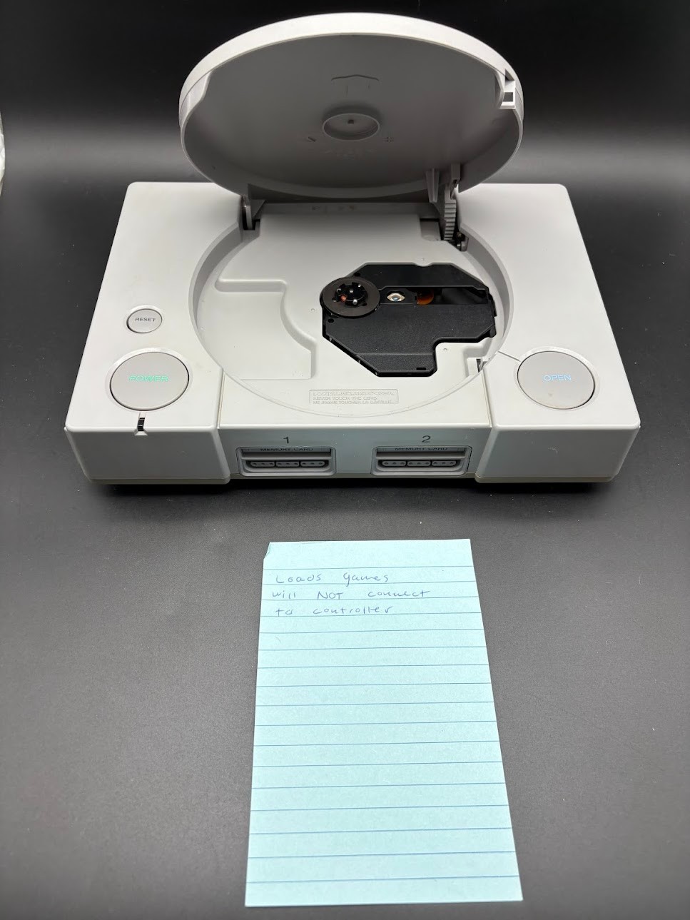 Sony PlayStation 1 PS1 Gray Console Gaming System Only SCPH-5501 AS IS