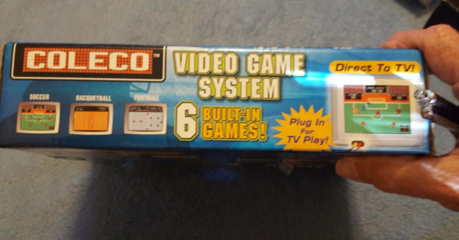 2005 Coleco Video Game System 6 Built-In Games Plug & Play – Batteries 5+ NIB