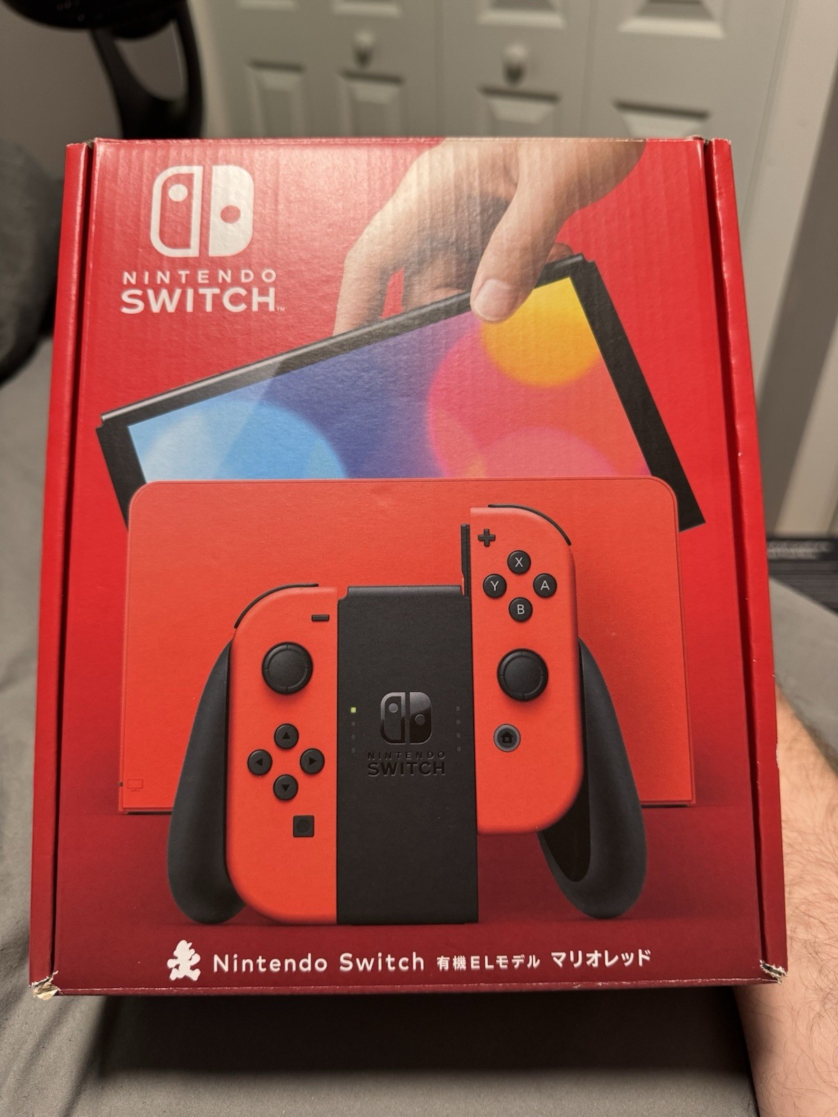 Nintendo Switch (OLED Model) HEG-001 Mario Red Edition Japan Model (KAMIKAZE)