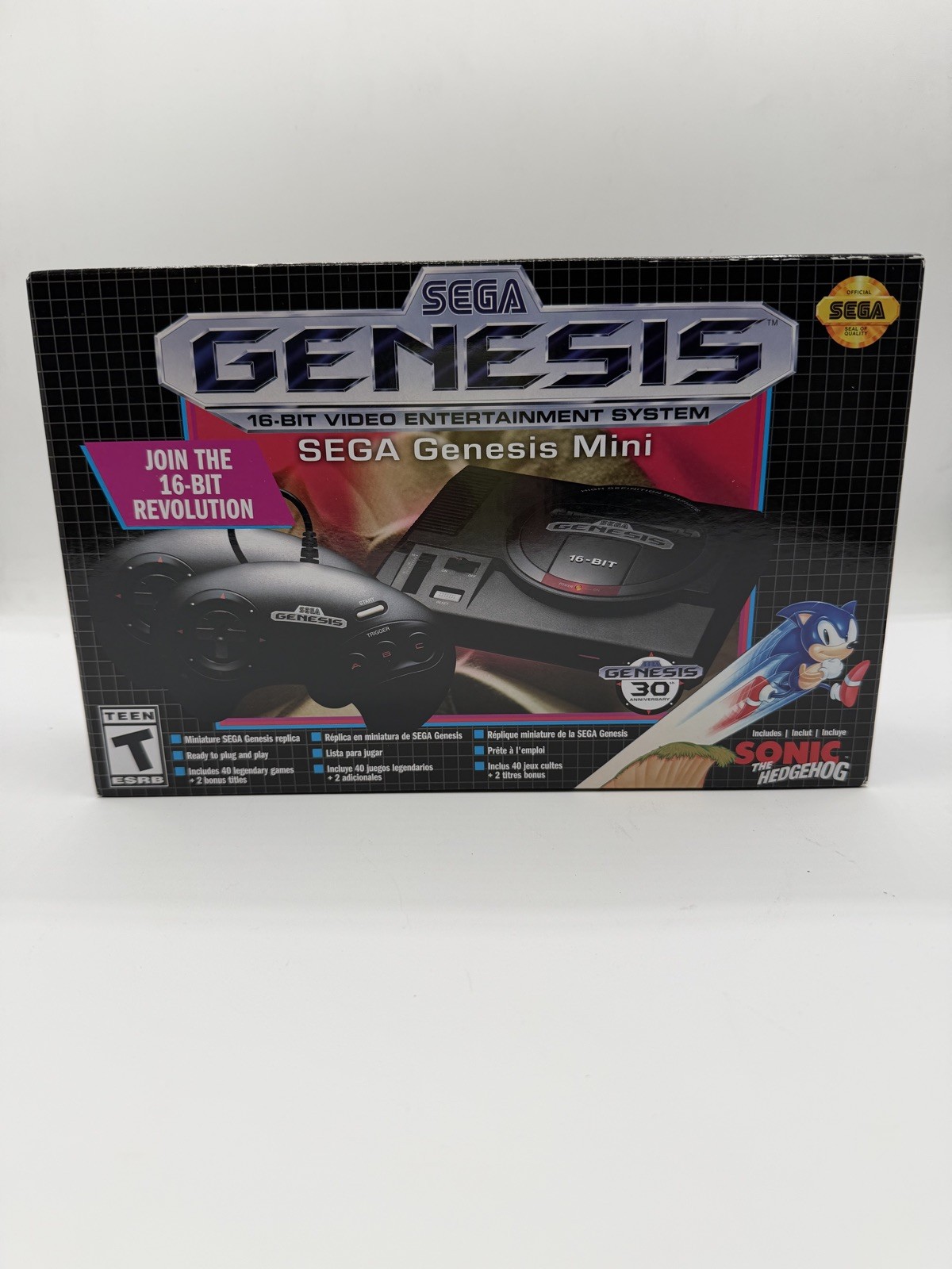 NEW IN BOX, Never Opened, Sega Genesis Mini Console Black, MK-16000, HDMI