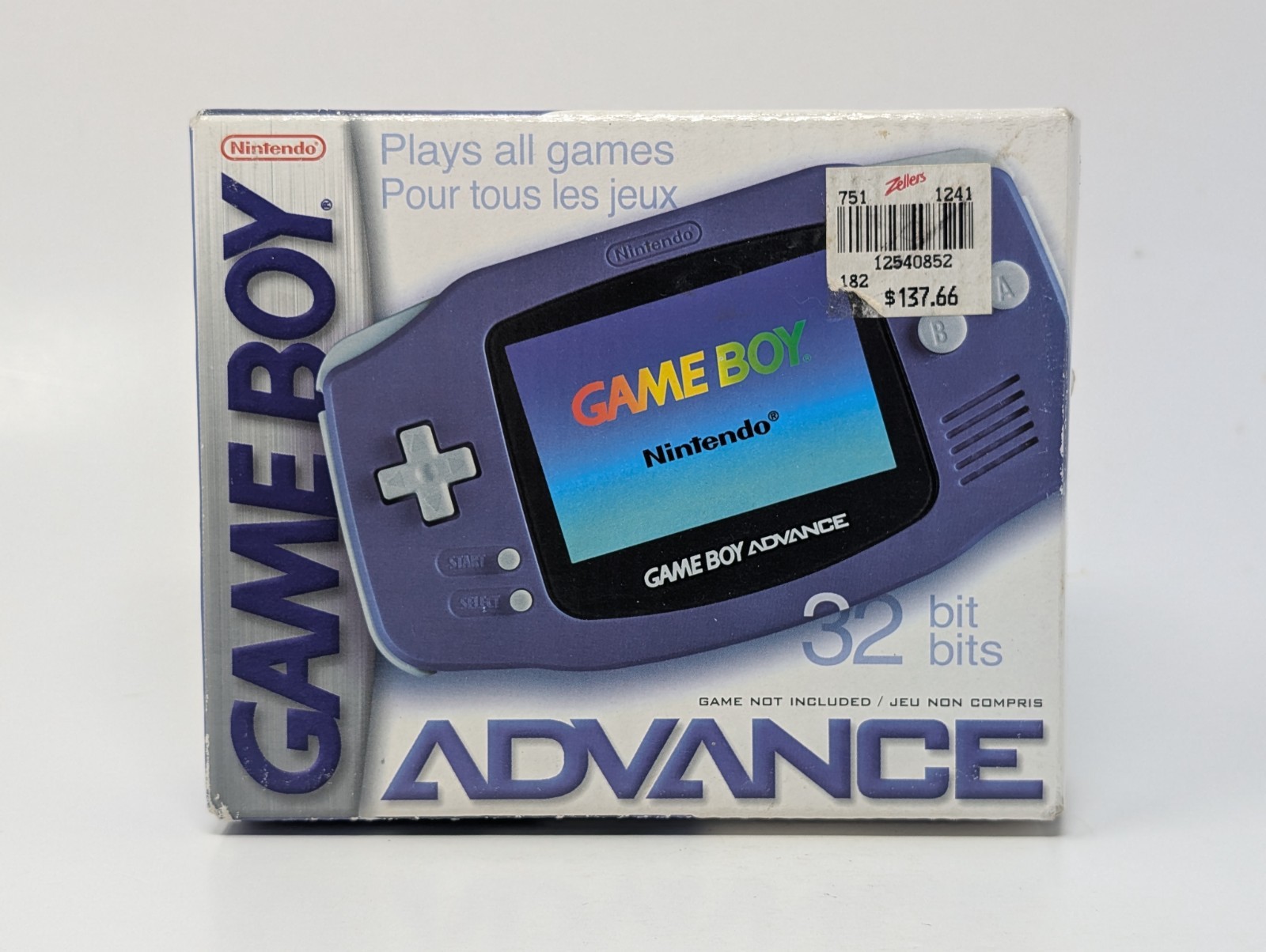 Nintendo Game Boy Advance Handheld System Purple Indigo – CIB Complete