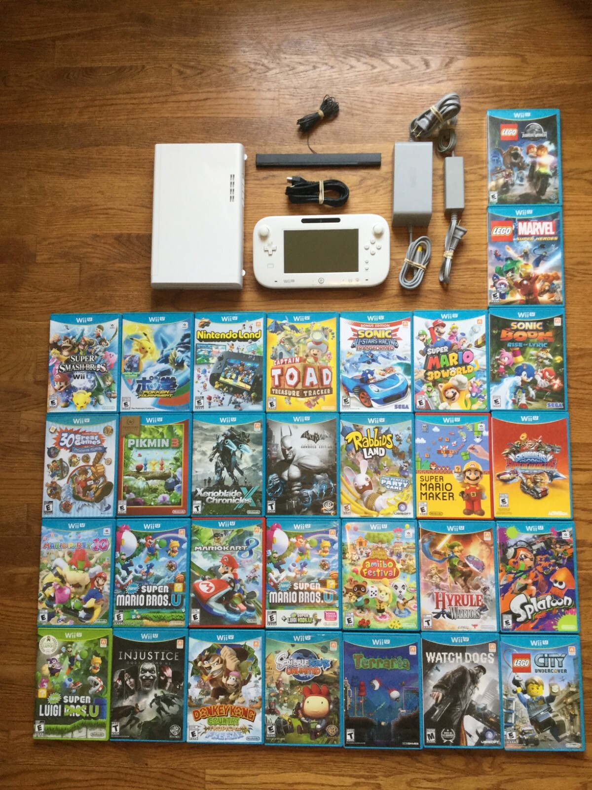 READ LISTING! Nintendo Wii U 8gb White System Console+CHOOSE 1 GAME USA OR MORE