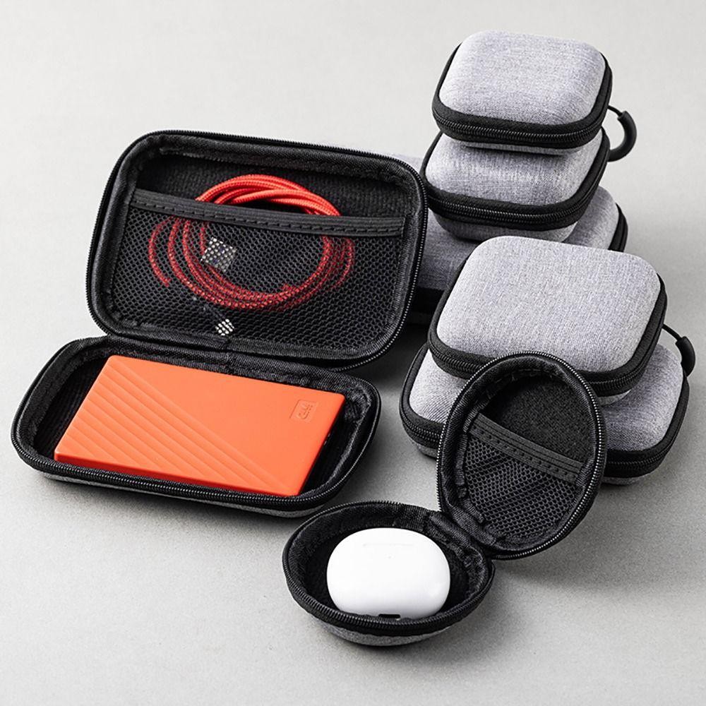 Portable EVA Game Console Case RG35XX H Storage Bag Zipper Hard Shell Travel Pou