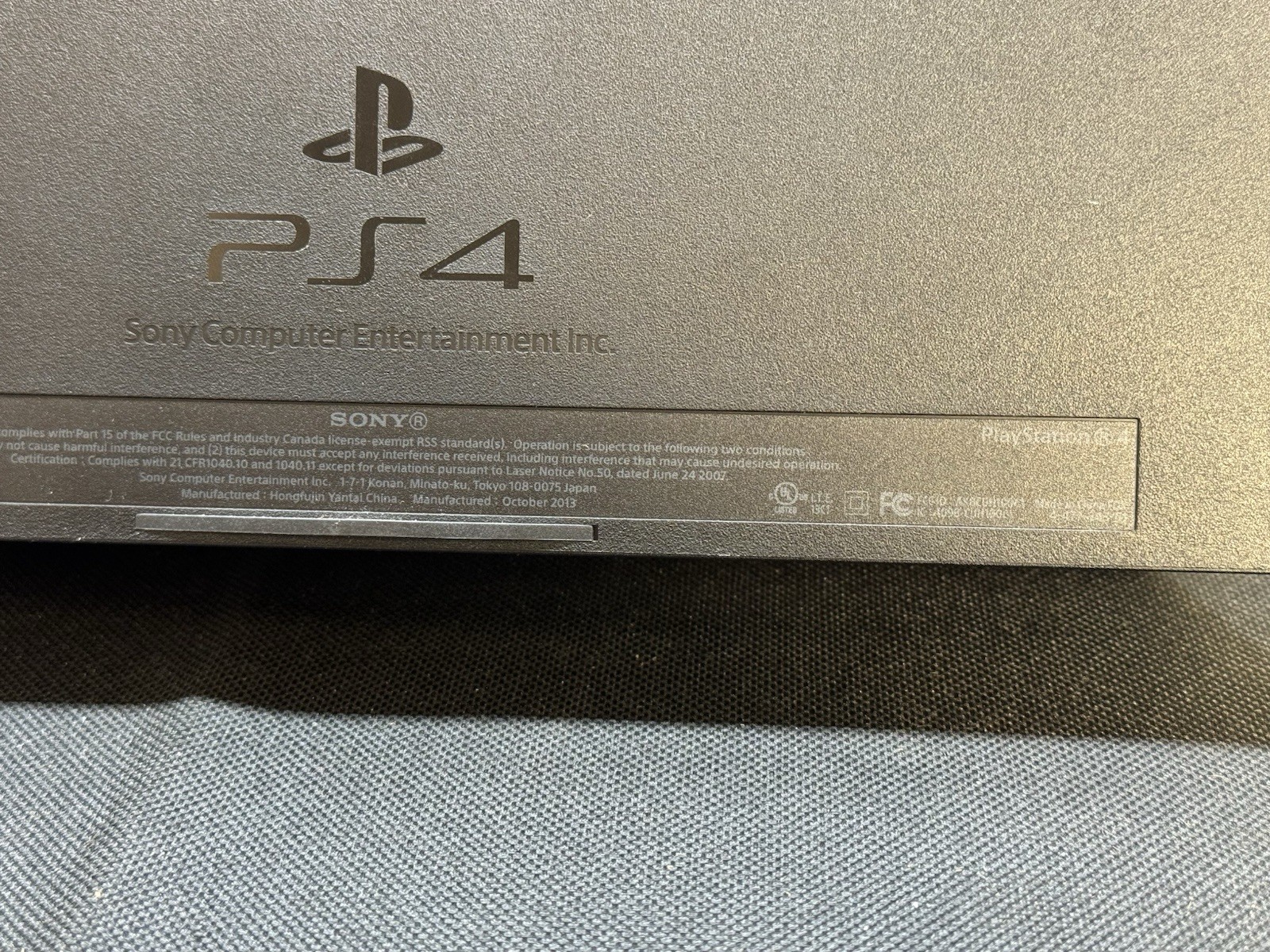 Sony PS4 Console CUH-1001A 500GB Black – ONLY POWER TESTED Console Only