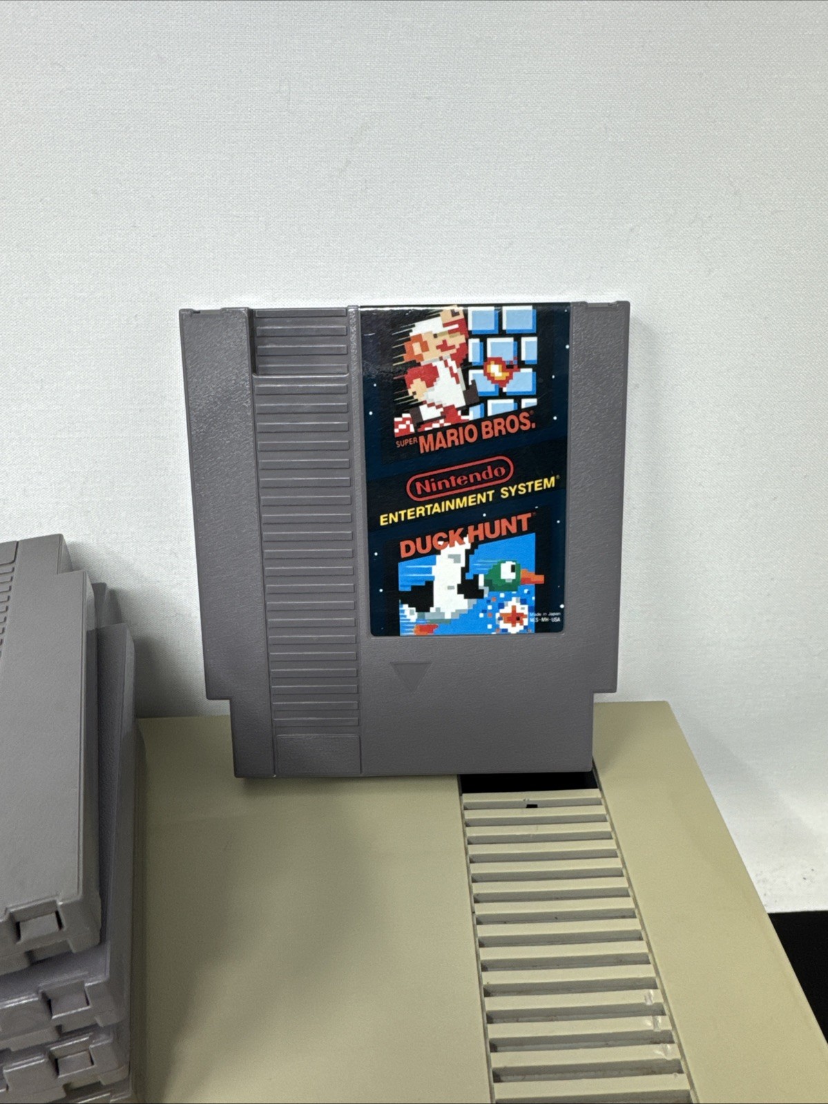 Nintendo NES Very Good Refurbished Top Loader Effect Console OEM Bundle w Games!