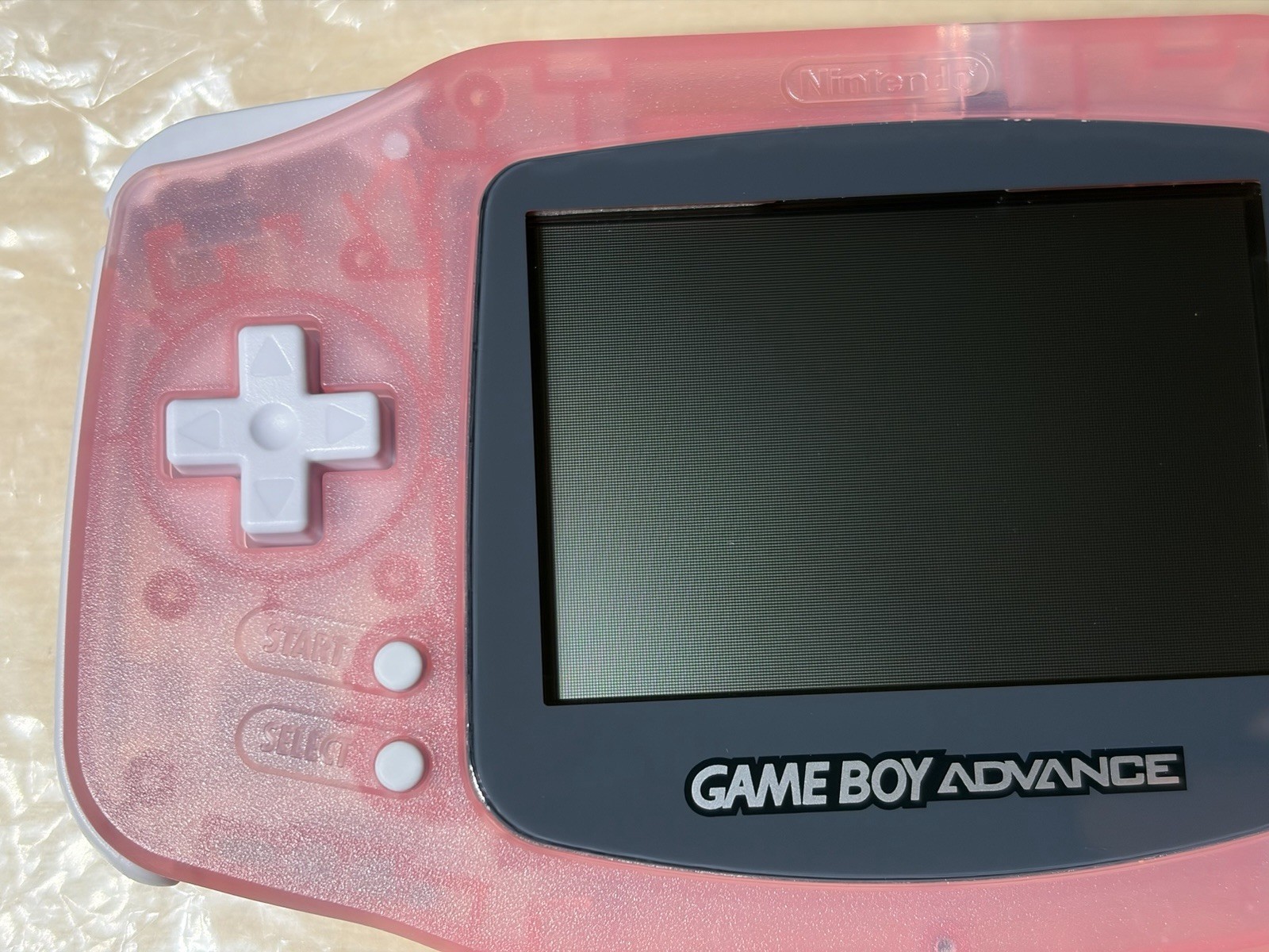 Nintendo GameBoy Advance GBA Pink – 100% Complete Batteries – MINT – Open Box