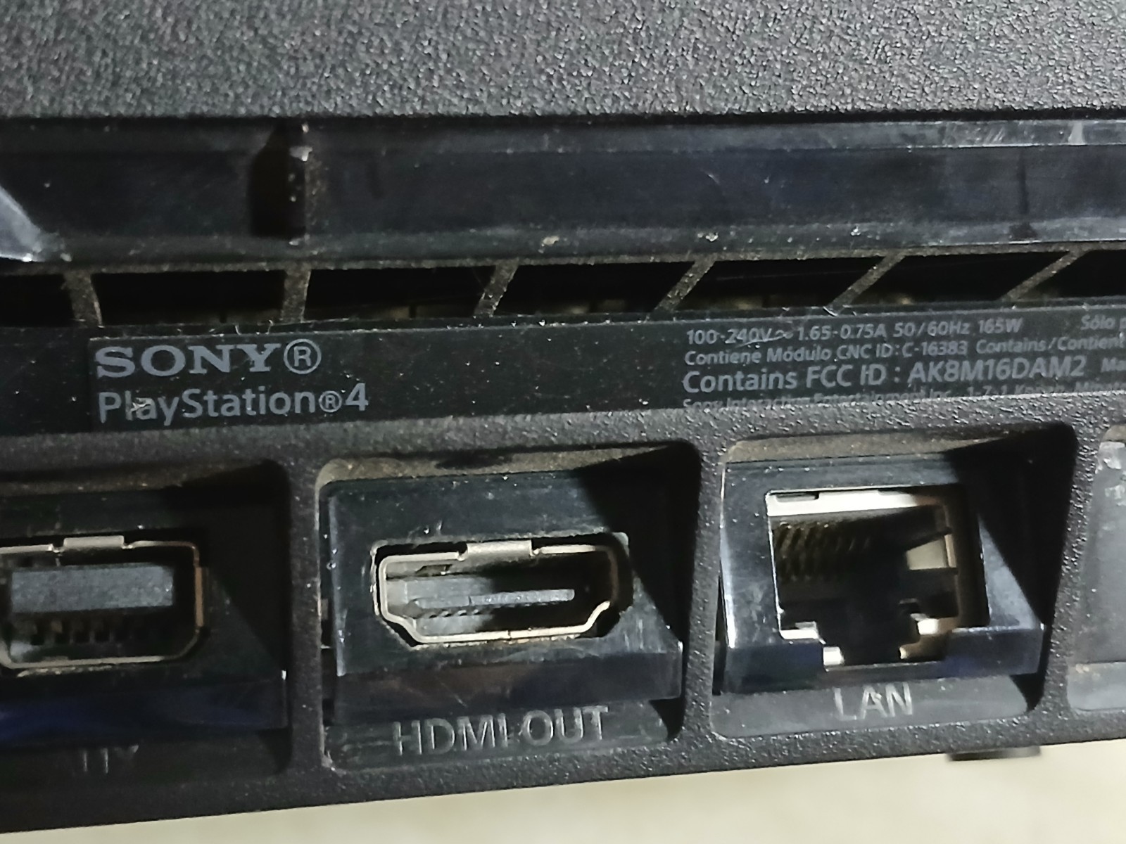 Sony PlayStation 4 Slim CUH-2215B Game Console for REPAIR PARTS DISC DRIVE As Is