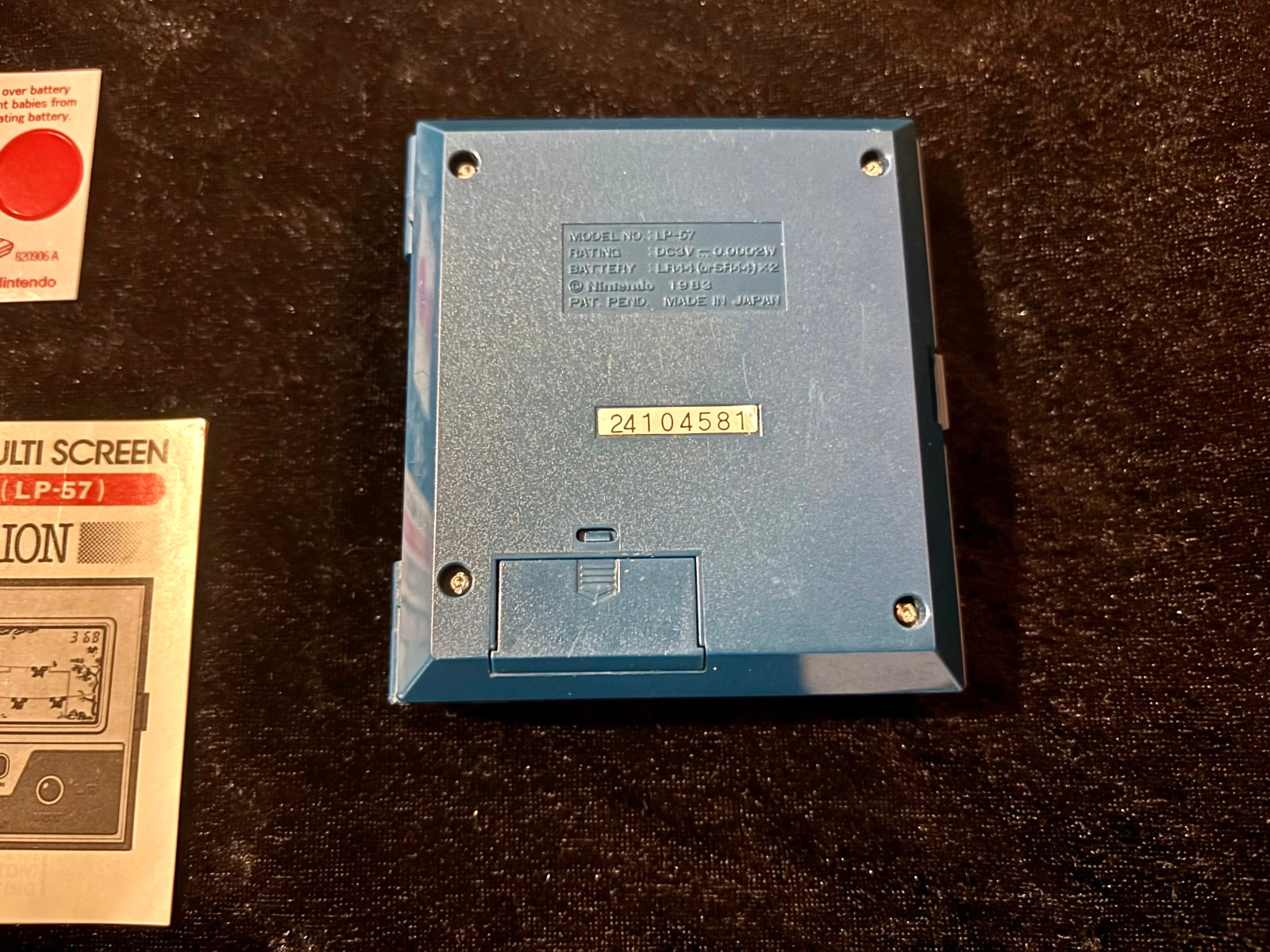 Nintendo Game&Watch RAIN SHOWER Electronic vintage classic toy video game hobby