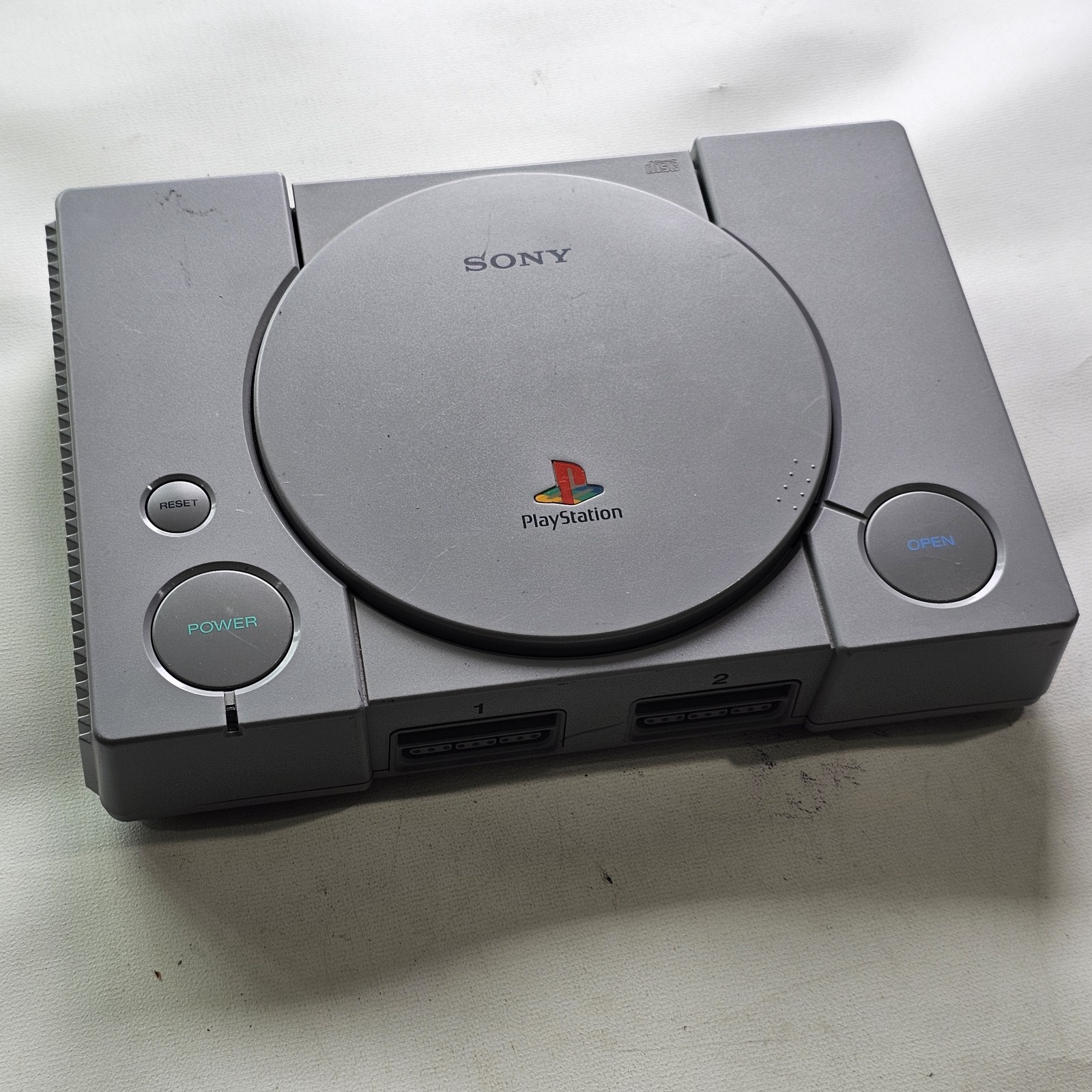 Sony PlayStation 1 PS1 Gray Console ONLY SCPH-7501 No Cables UNTESTED AS IS