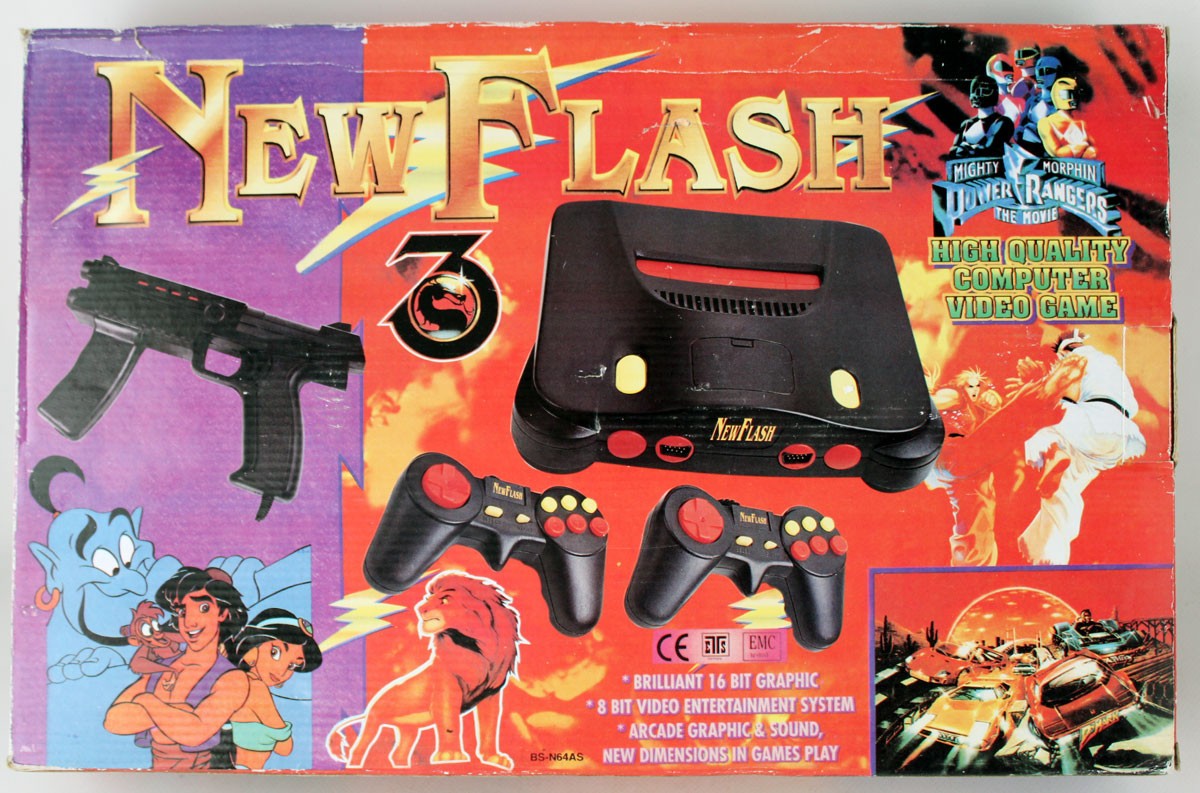 Vintage 90’s New Flash N64 Clone Console 64 Built In Games 16Bit Famiclone New !