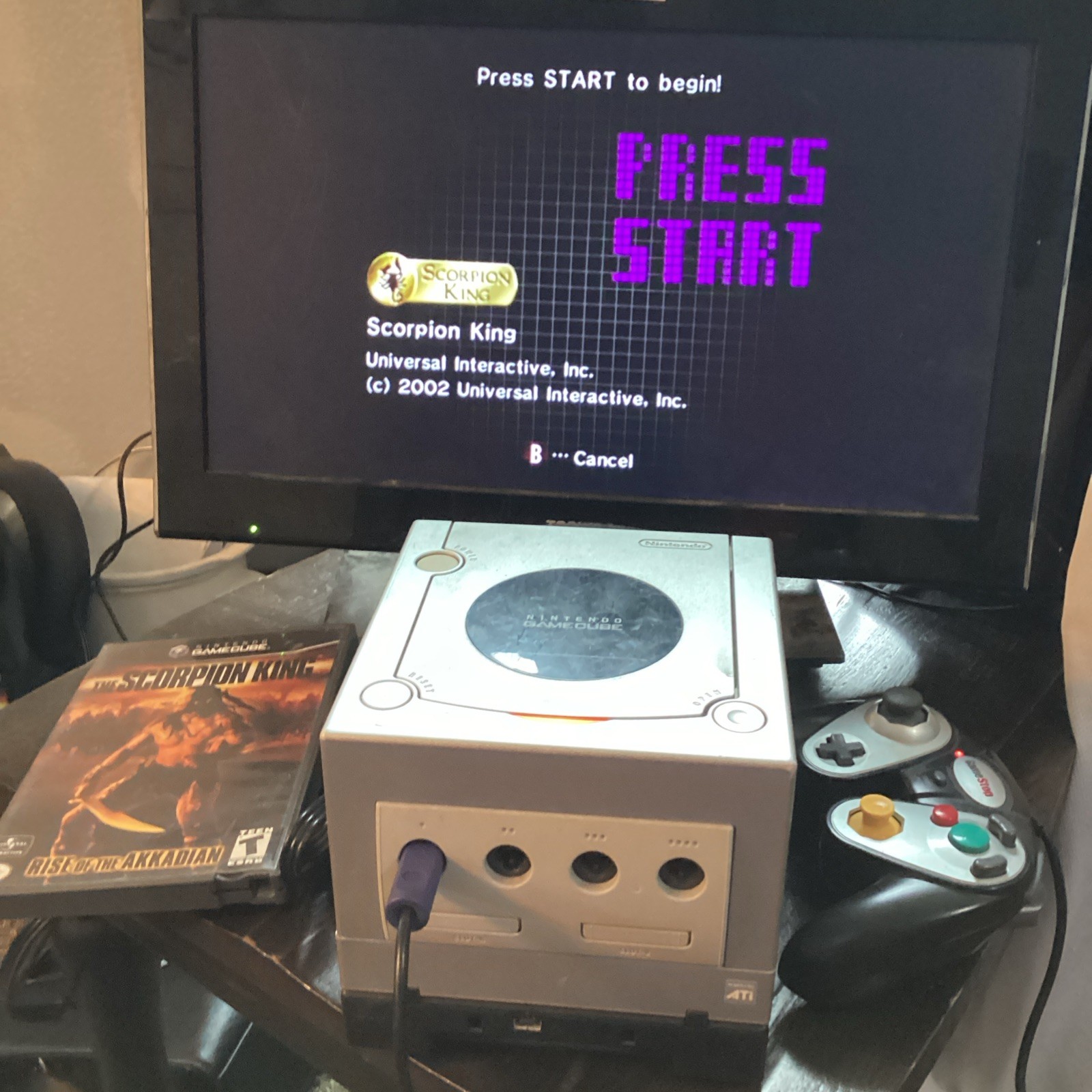 Nintendo GameCube Console & Gameboy Player Bundle – Untested- Please Read