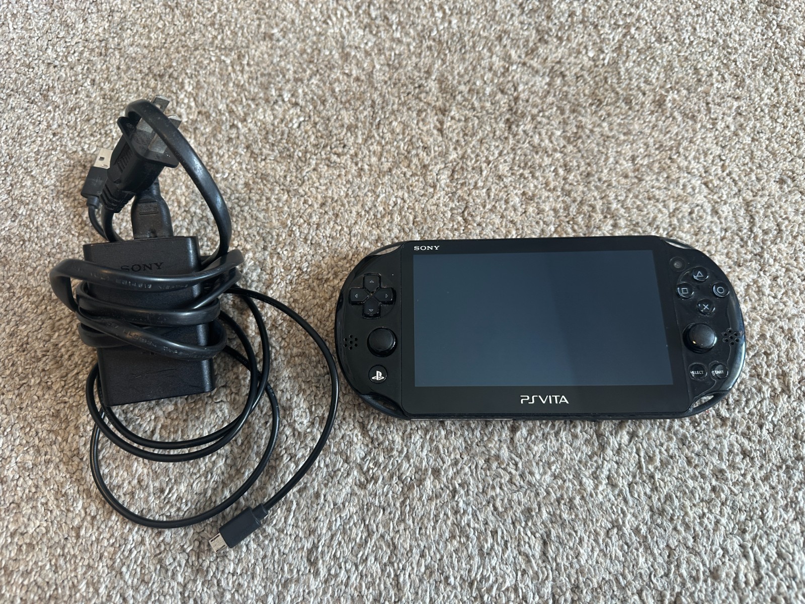 Tested Sony PS Vita Slim PCH-2001 + Official 16GB Memory Card + OEM Sony Charger