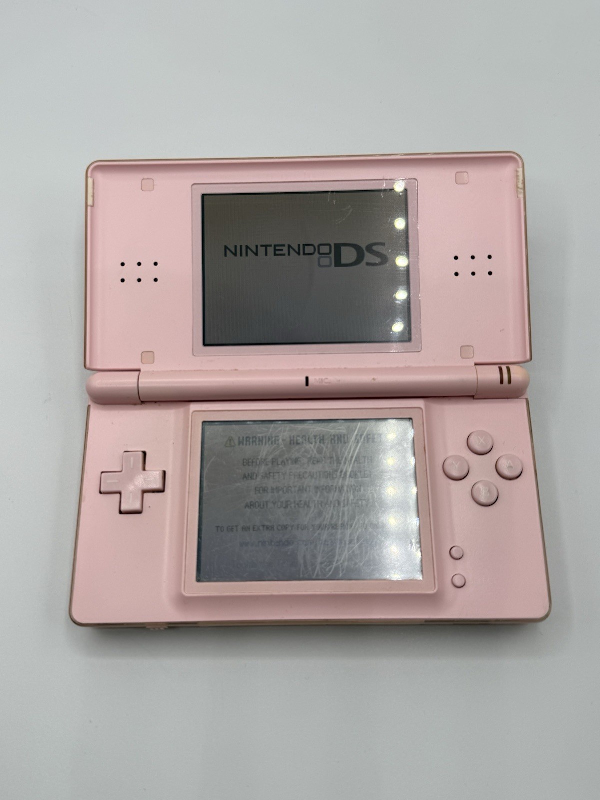 Nintendo DS Lite Console Pink Coral – CIB Complete In Box! Fair – Read Ad