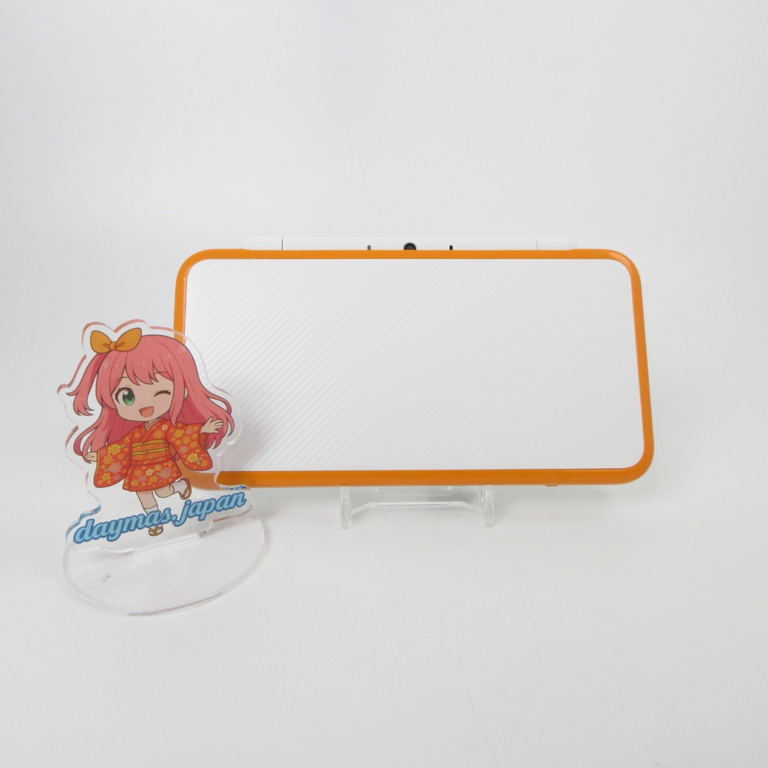 【Excellent】Nintendo New 2DS LL XL White x Orange Console ONLY Japan Ver. #NET052