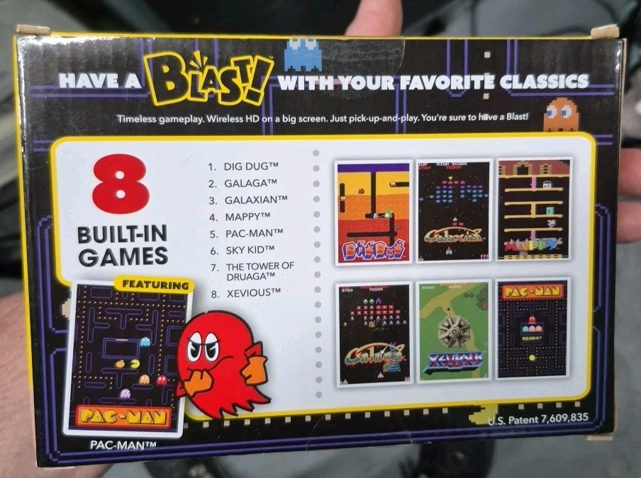 Bandai Namco Flashback Blast 8-Game Console Pacman DigDug Galaga HDMI Plug/Play