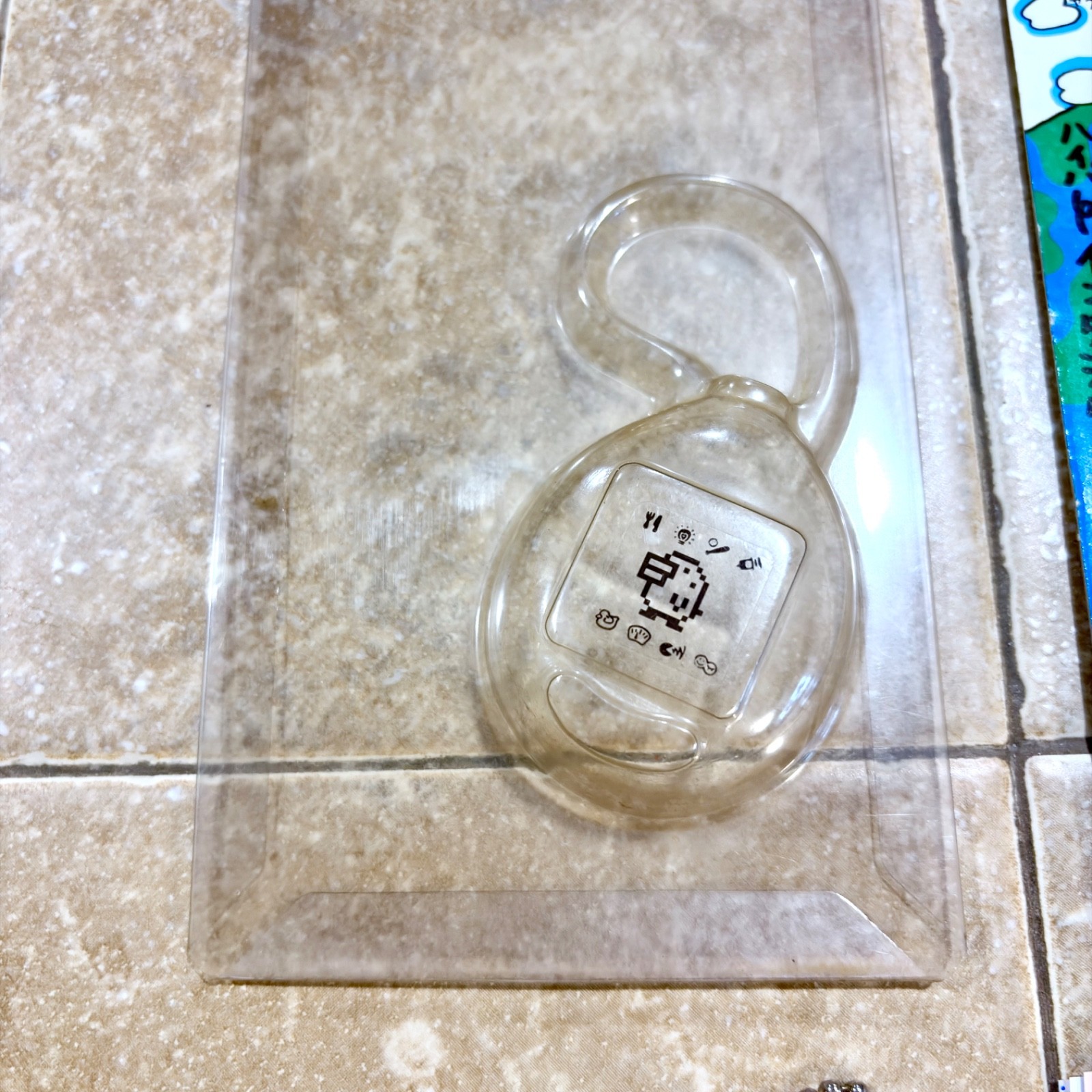 Bandai Tamagotchi (New Species Discovered!) 1997 Clear Yellow Pet Japan TESTED