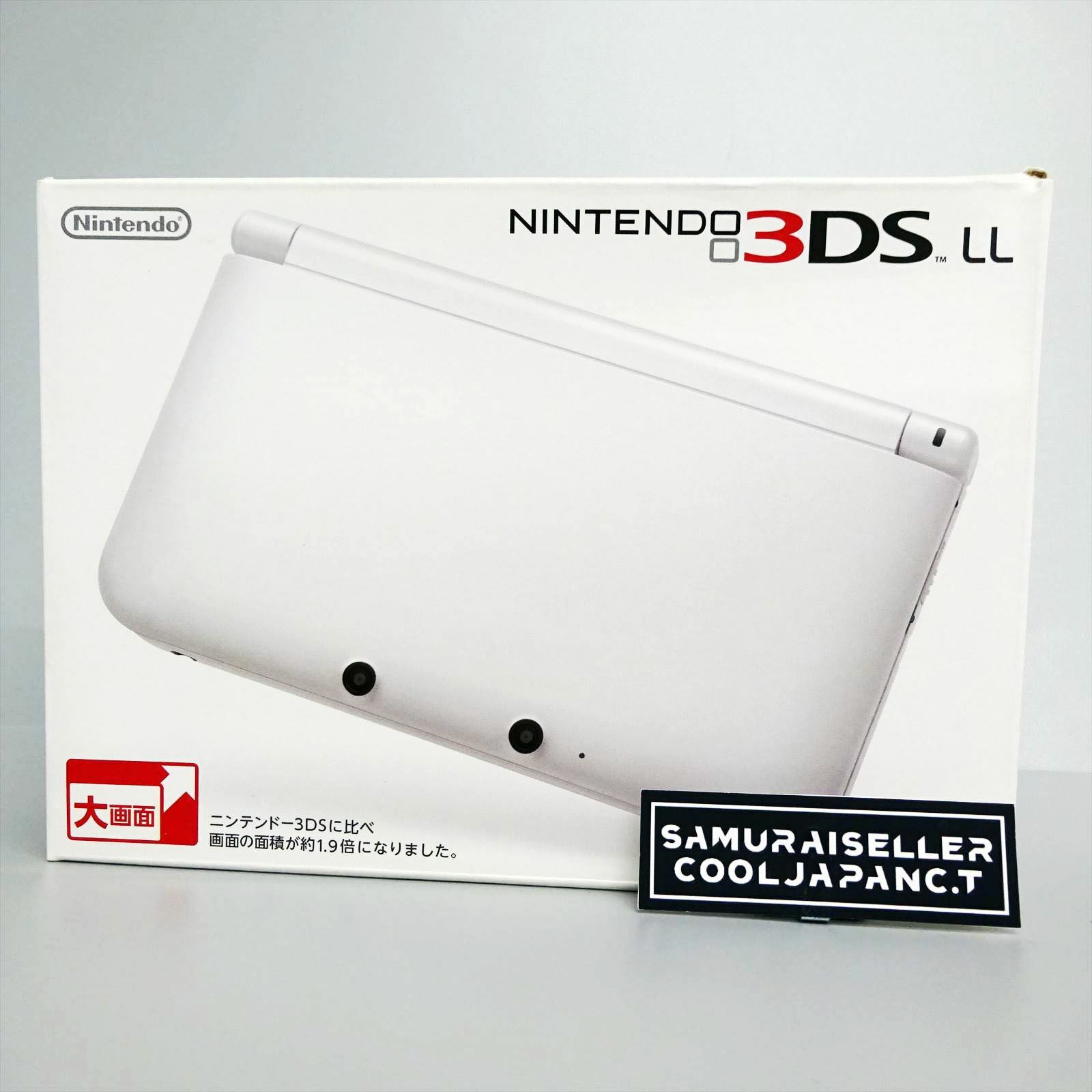 Nintendo 3DS LL Portable Video Game Console White Japanese Version