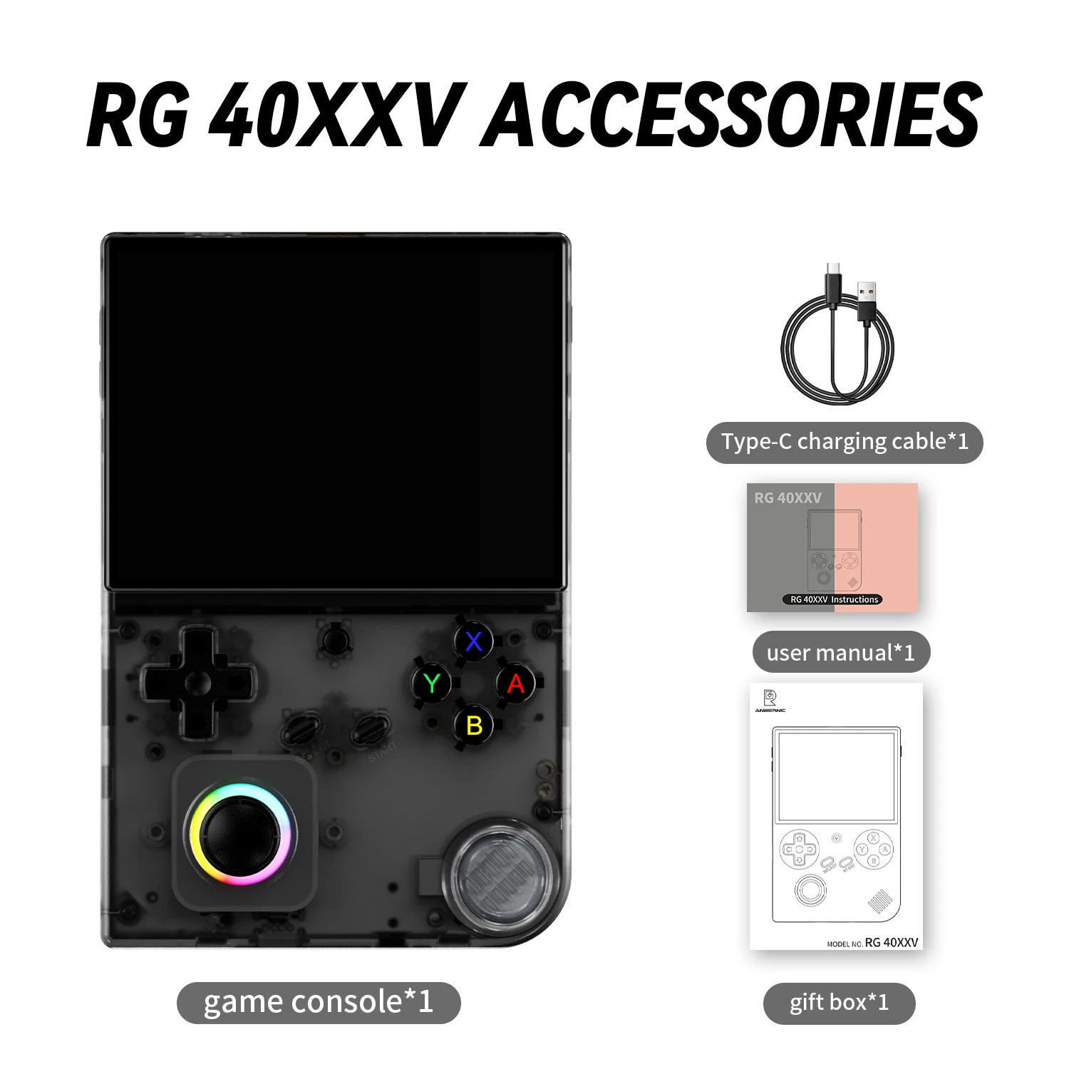 ANBERNIC RG40XXV & RG35XX Plus Retro Handheld Console – 640×480 IPS