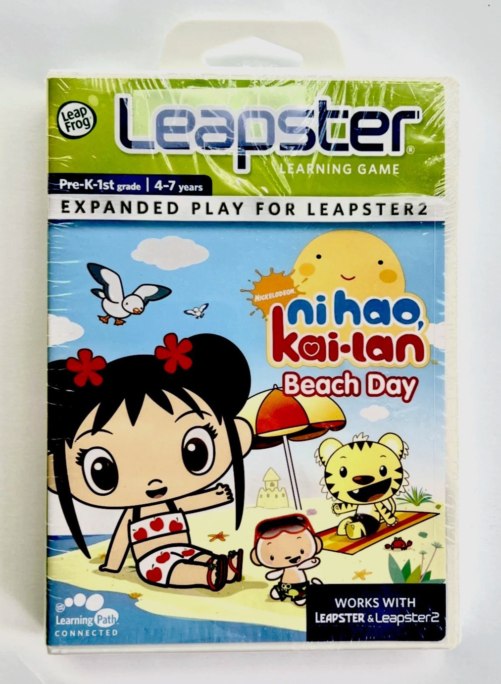 LeapFrog Leapster Ni Hao Kai-Lan Beach Day NEW Sealed Pre-K Learning Game