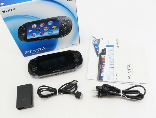 SONY PS Vita PCH-1000 1100 OLED Wi-Fi w/ Box and Charger Various Color Excellent