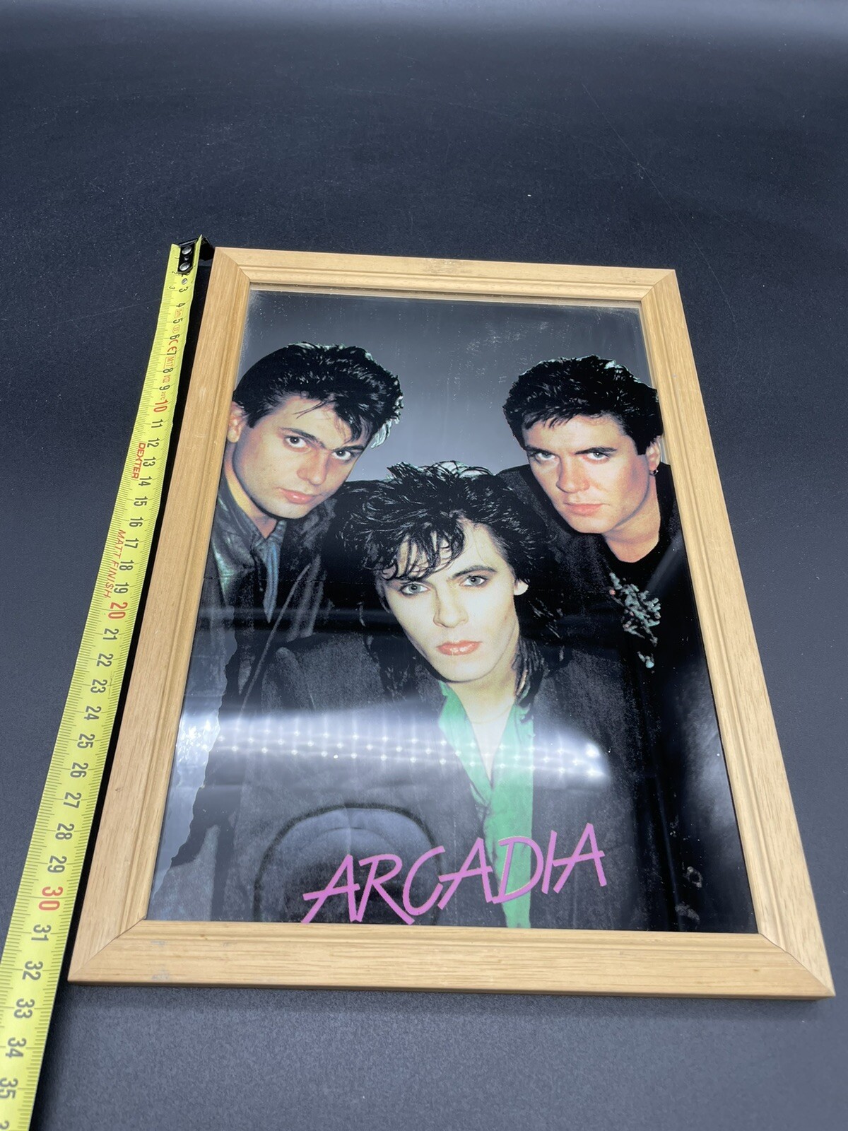 80s# VINTAGE RARE MIRROR FRAME ARCADIA GROUP SINGER OFFICIAL NEW OLD STOCK#[MG]