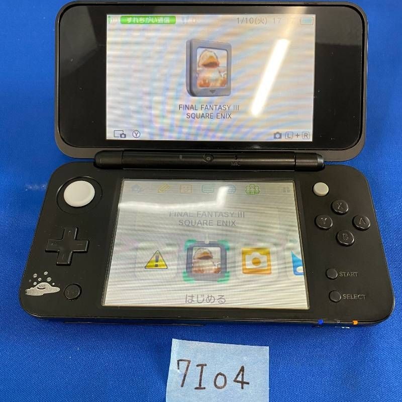 ◇ワI04 New Nintendo 2DS XL LL Dragon Quest Hagure Metal Console Charger and Pen