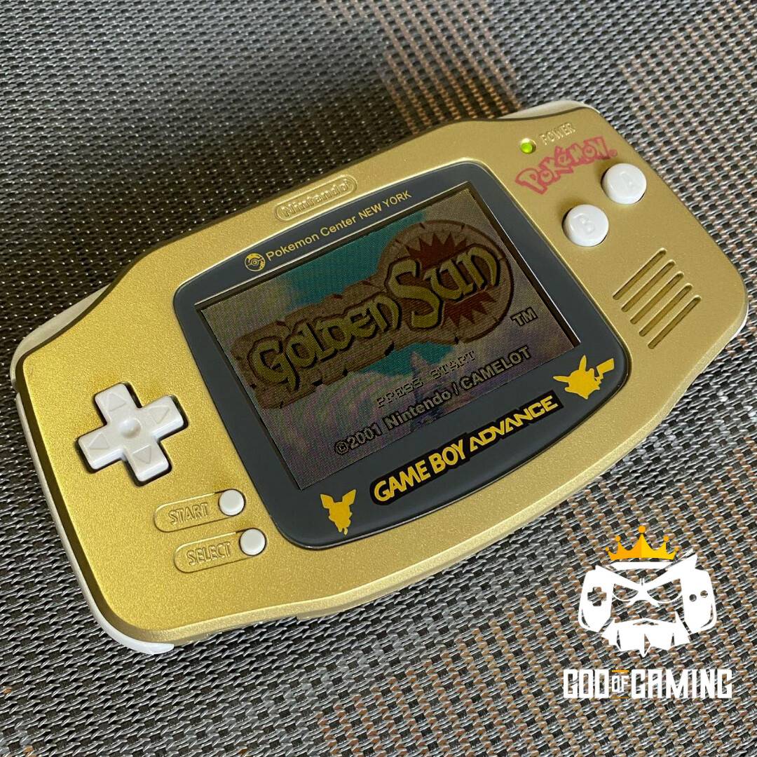 *NEW* Nintendo Game Boy Advance GBA Pokemon Gold System CUSTOM BUTTONS PADS LENS