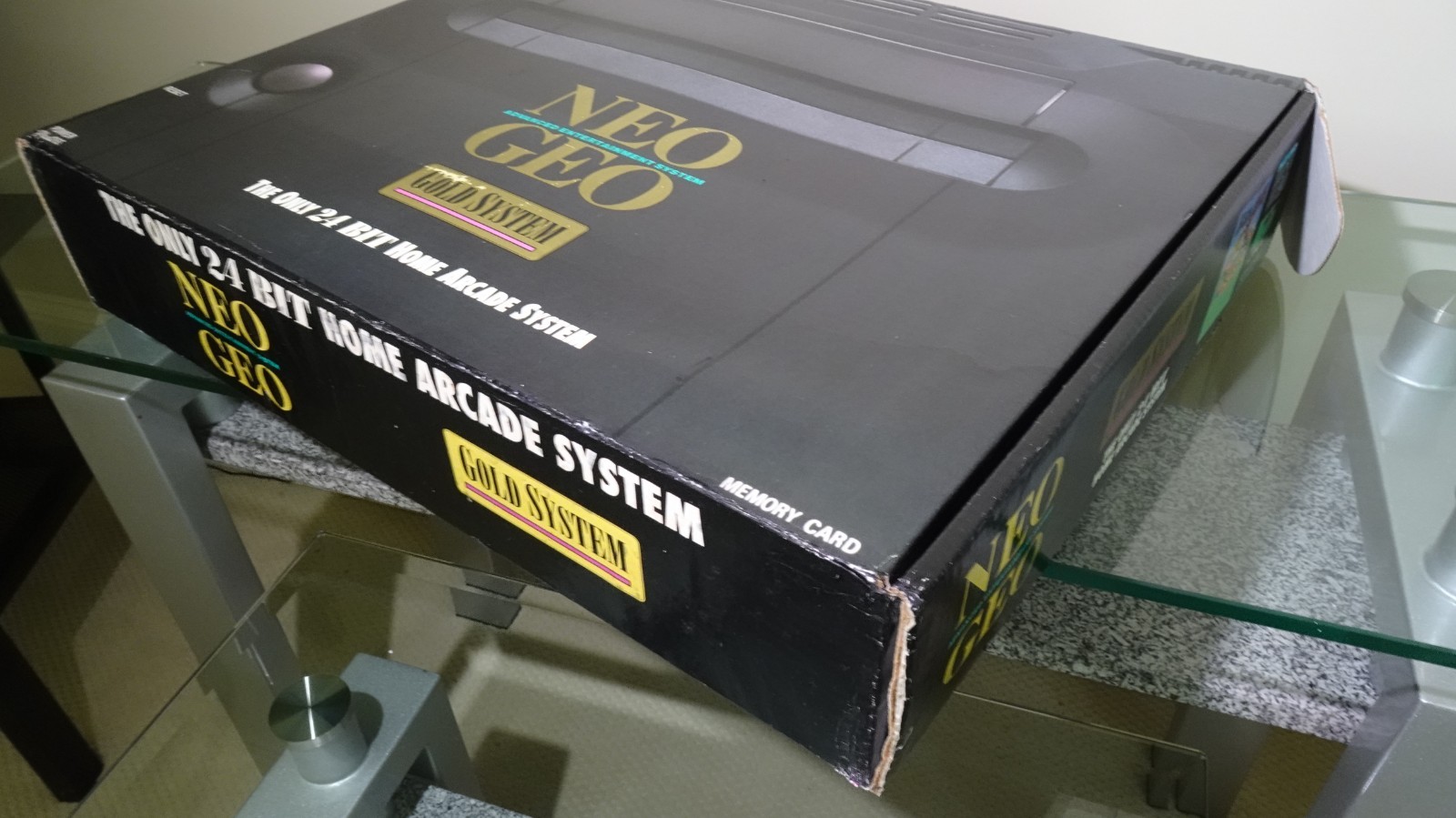 SNK Neo Geo Gold AES System (LN/CIB) RARE US Version *** Bonus Items ***