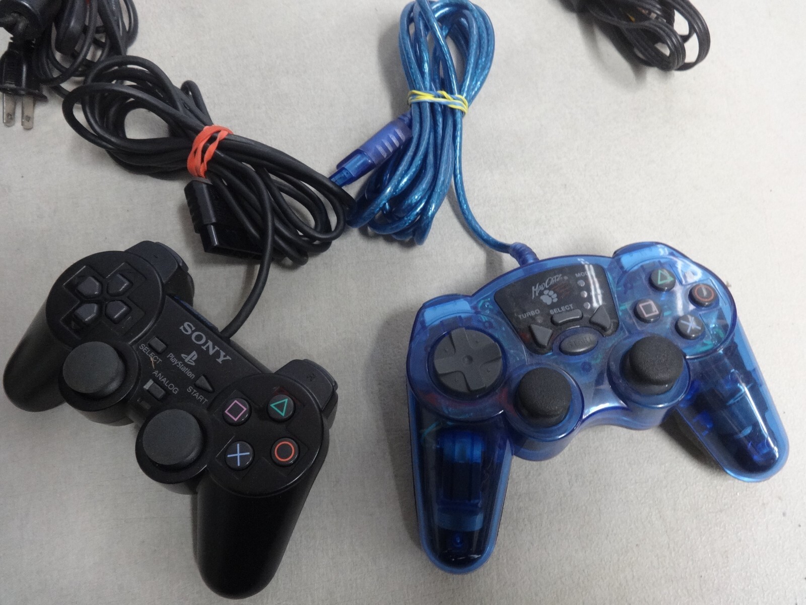 OEM Sony PS2 SLIM Video Game System Console Bundle Set Playstation-2 SCPH-70012