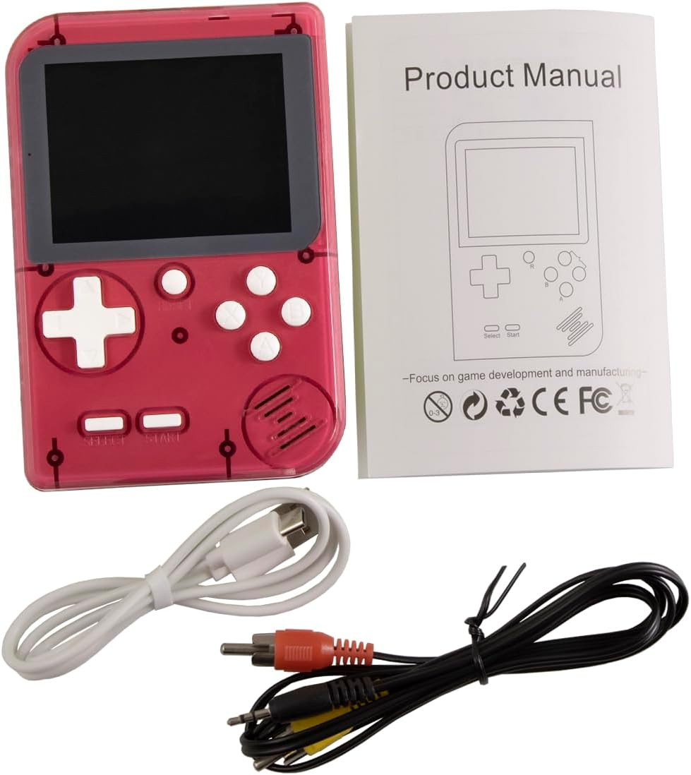 Retro Mini Game Machine with 400 Classical FC Games Handheld Game Console 2.8-In