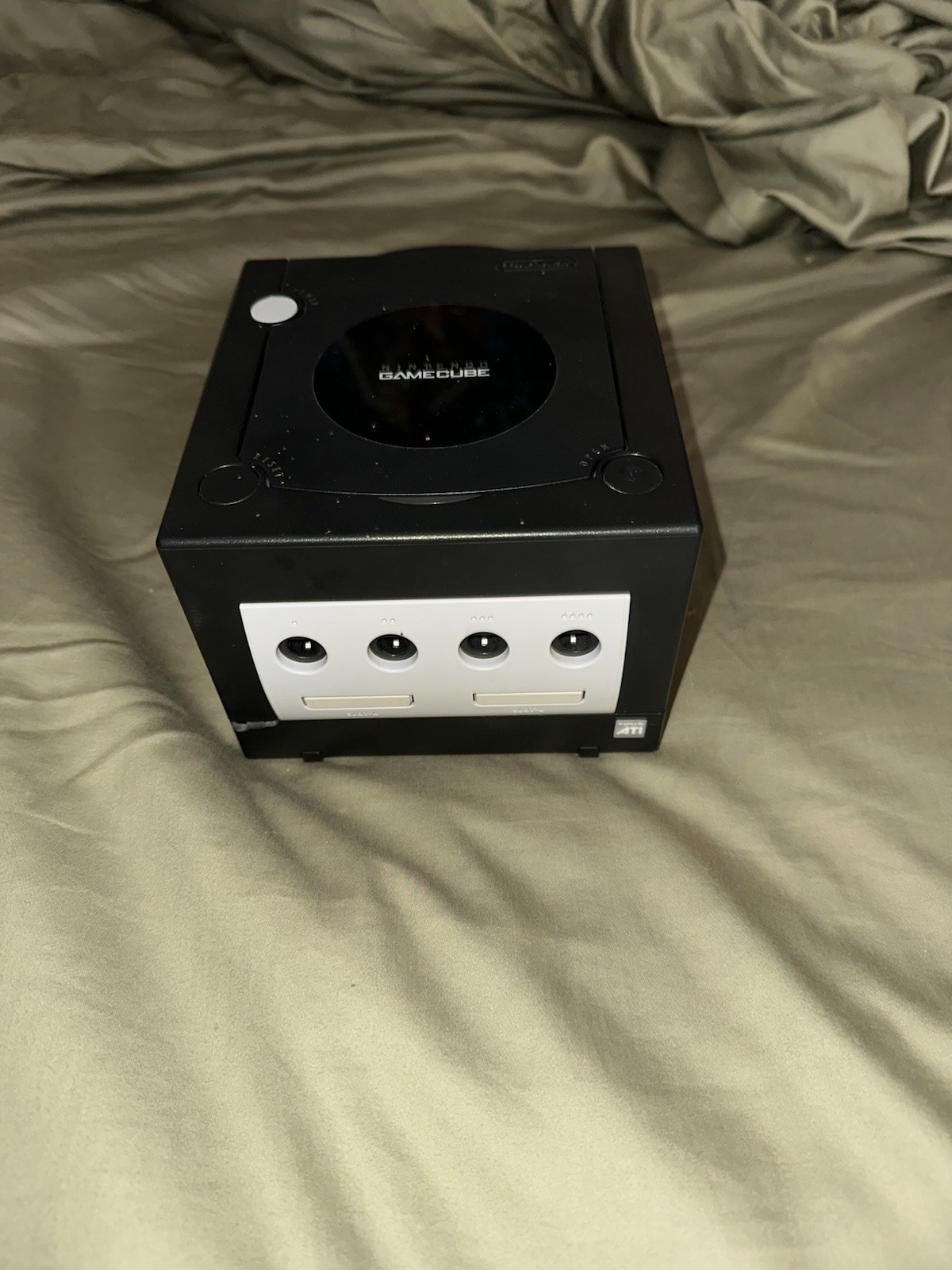 Nintendo GameCube Black Console, 4 Controller Ports, Component & Composite RCA
