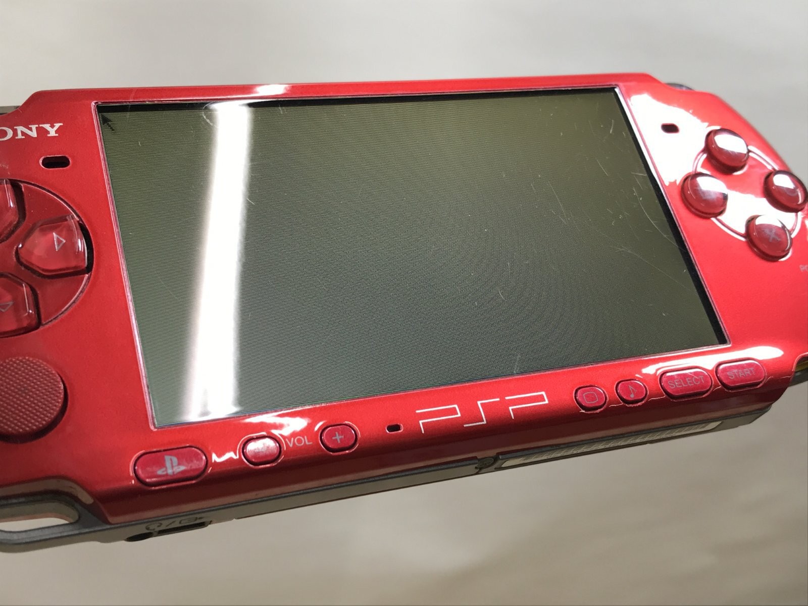 PSP-3000 RADIANT RED Console Boxed Japan – Tested Working GE1747