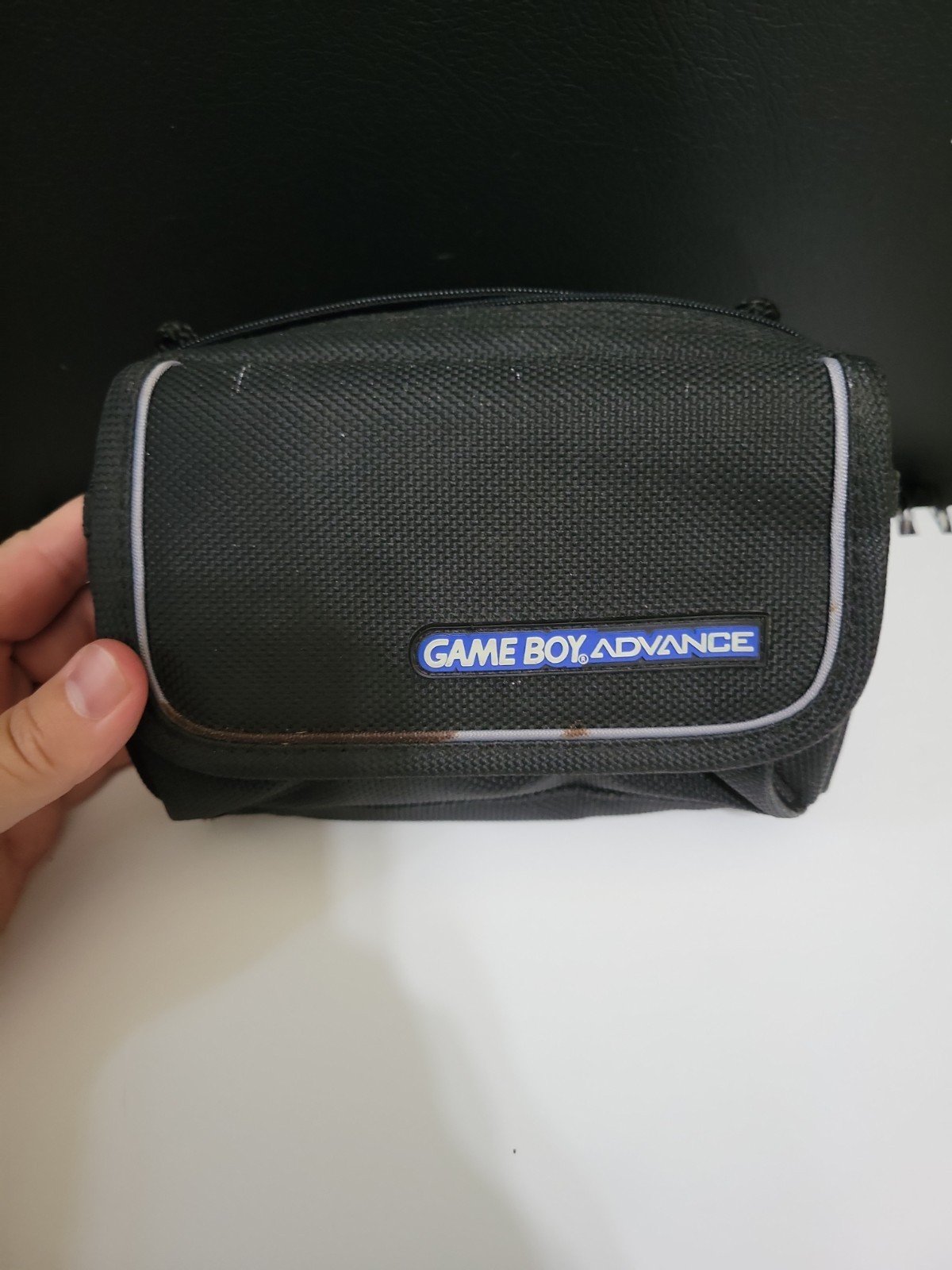 Nintendo Game Boy Advance Handheld System – Indigo (Works, Broken Battery Cover)