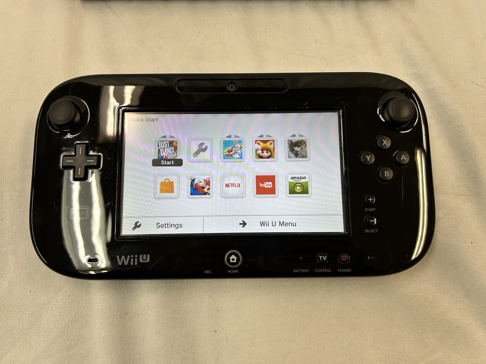 Black Nintendo Wii U 32GB Console Tested & Works!