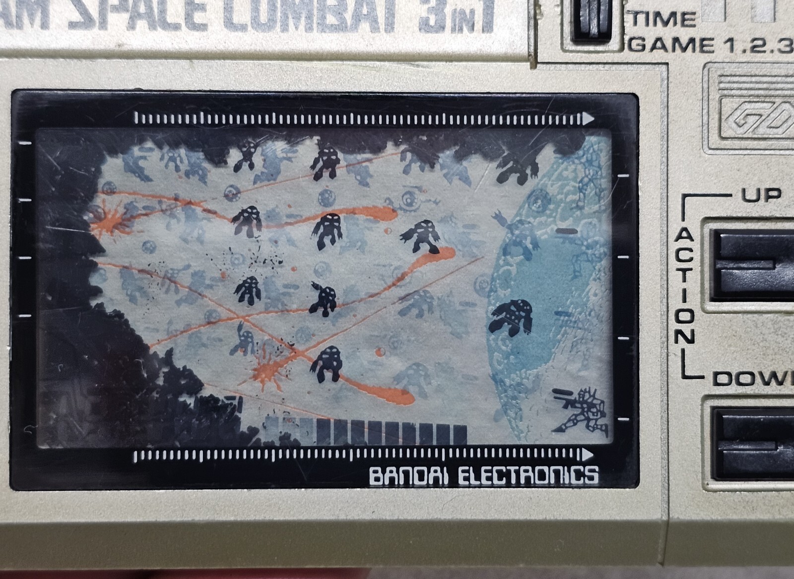 Gundam Space Combat 3 in 1 Super Game Digital Bandai Electronics